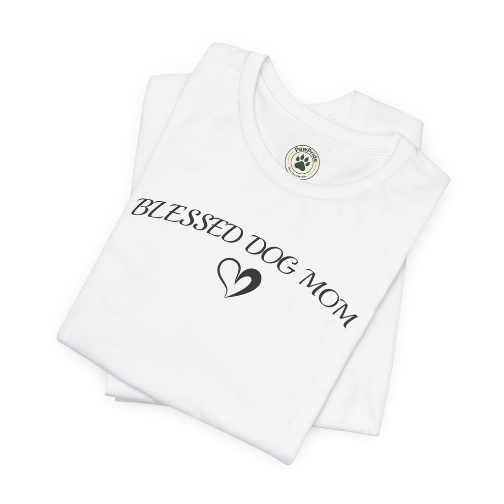 Blessed Dog Mom Tee — Women's Dog Mom Shirt with Heart