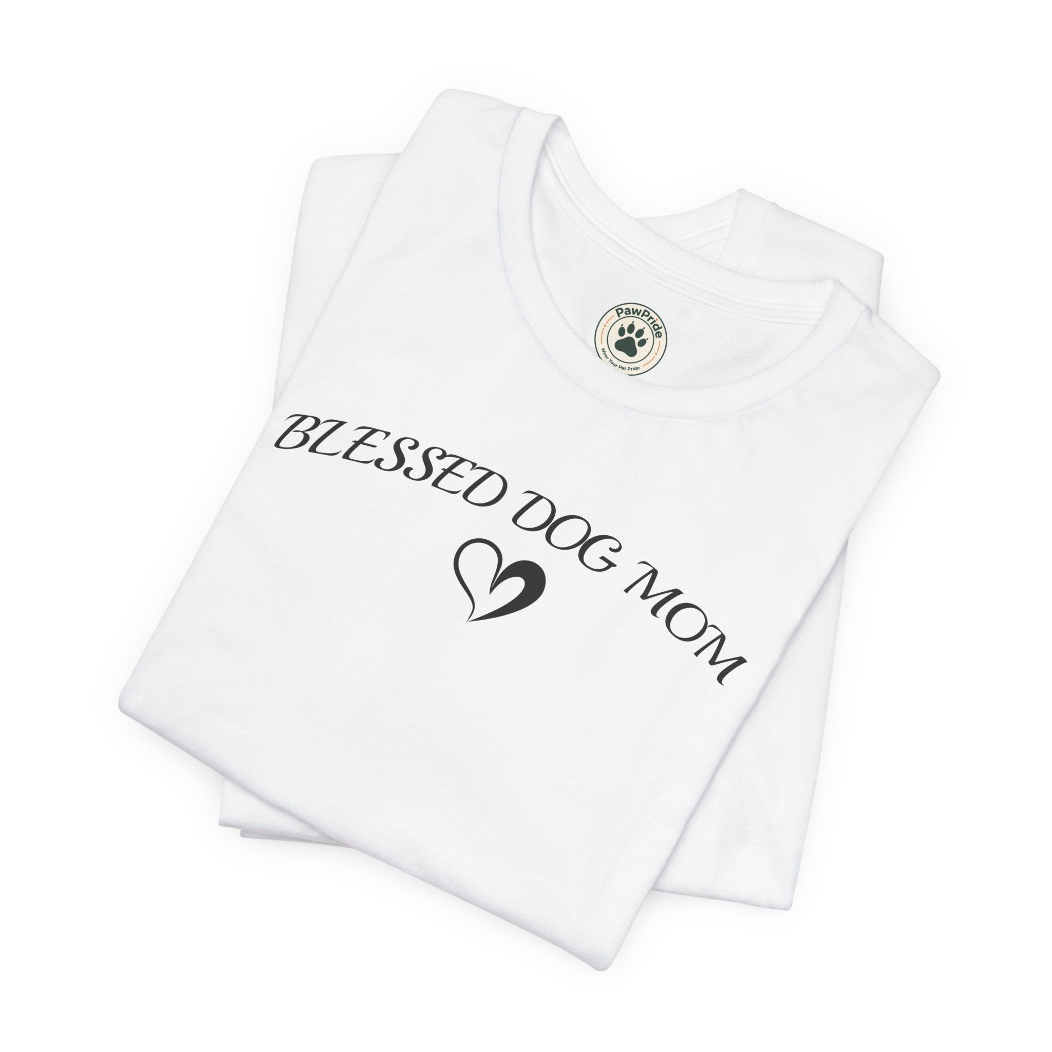 Blessed Dog Mom Tee — Women's Dog Mom Shirt with Heart