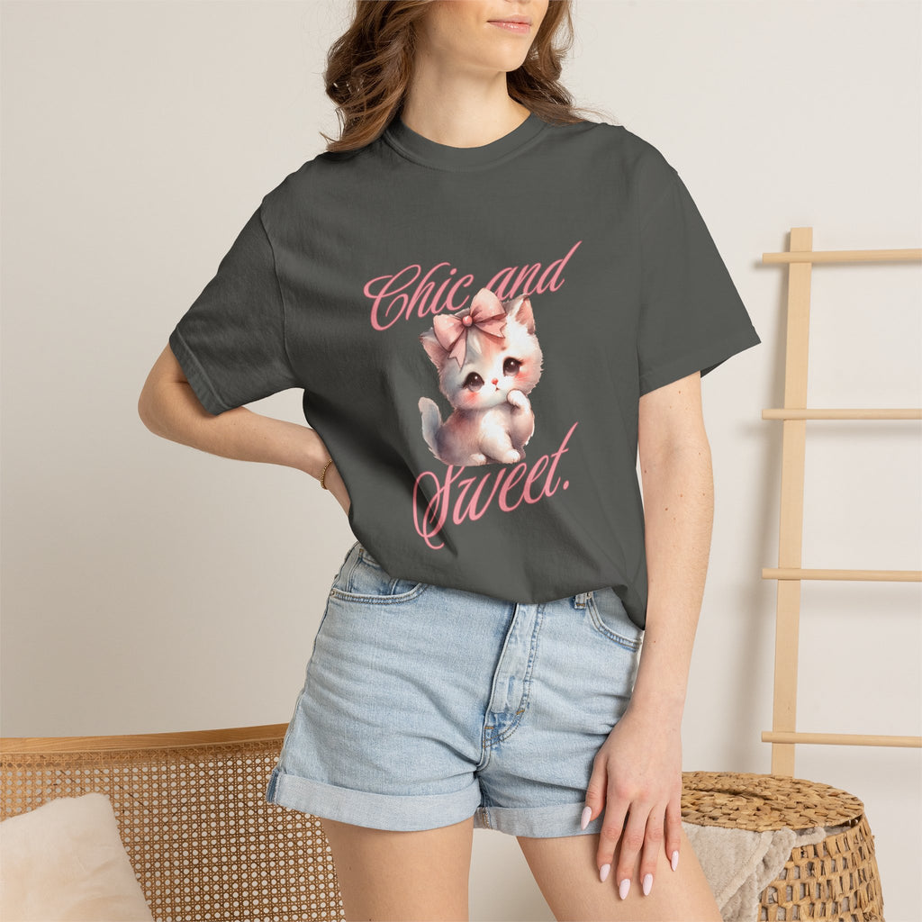 Chic and Sweet Kitten T-Shirt
