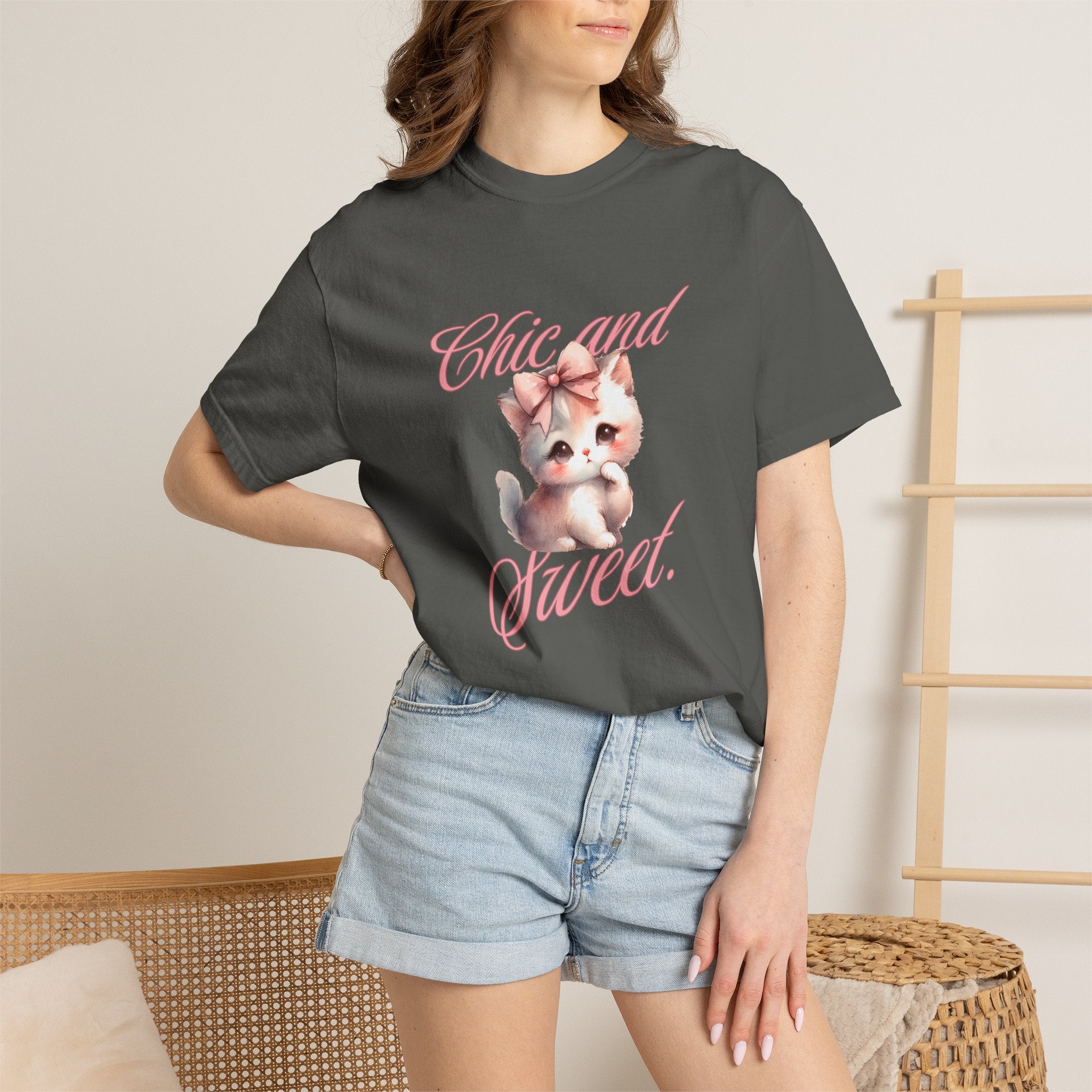 Chic and Sweet Kitten T-Shirt