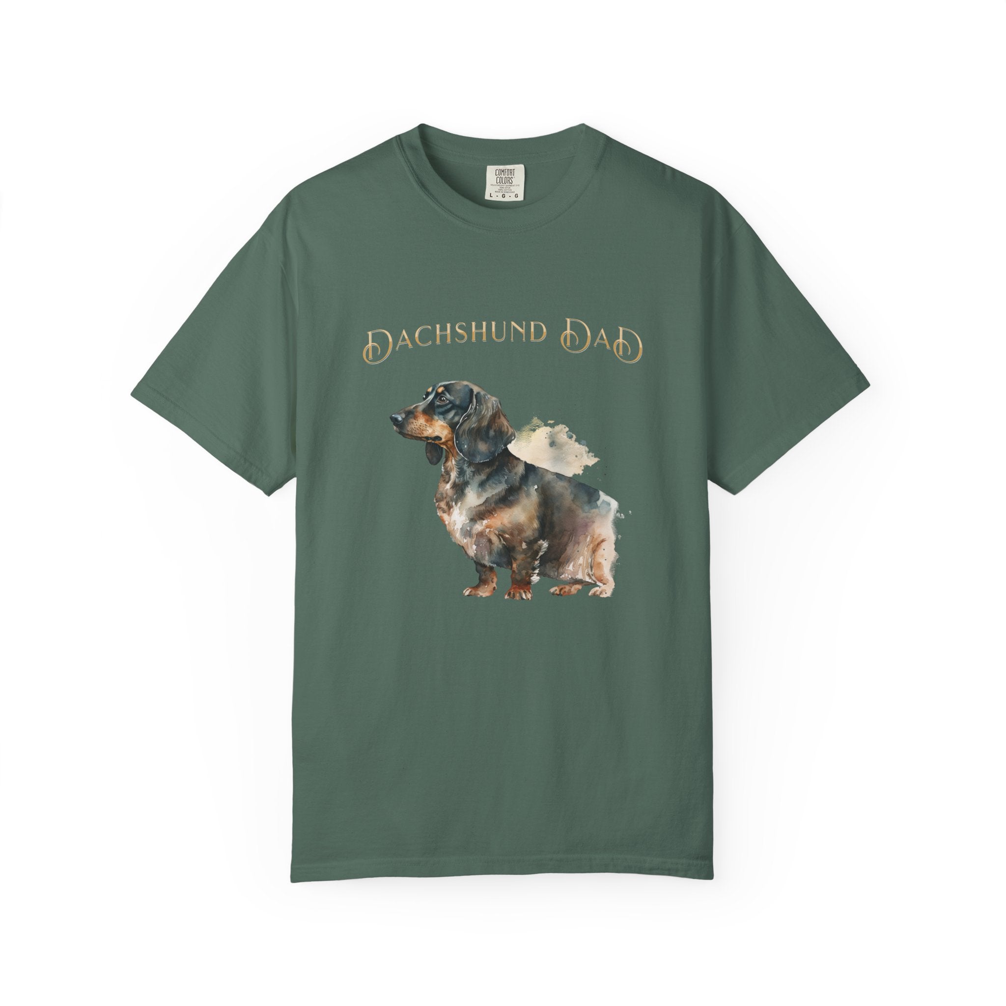 Dachshund Dog T-Shirt — Watercolor Sausage Dog Graphic Tee