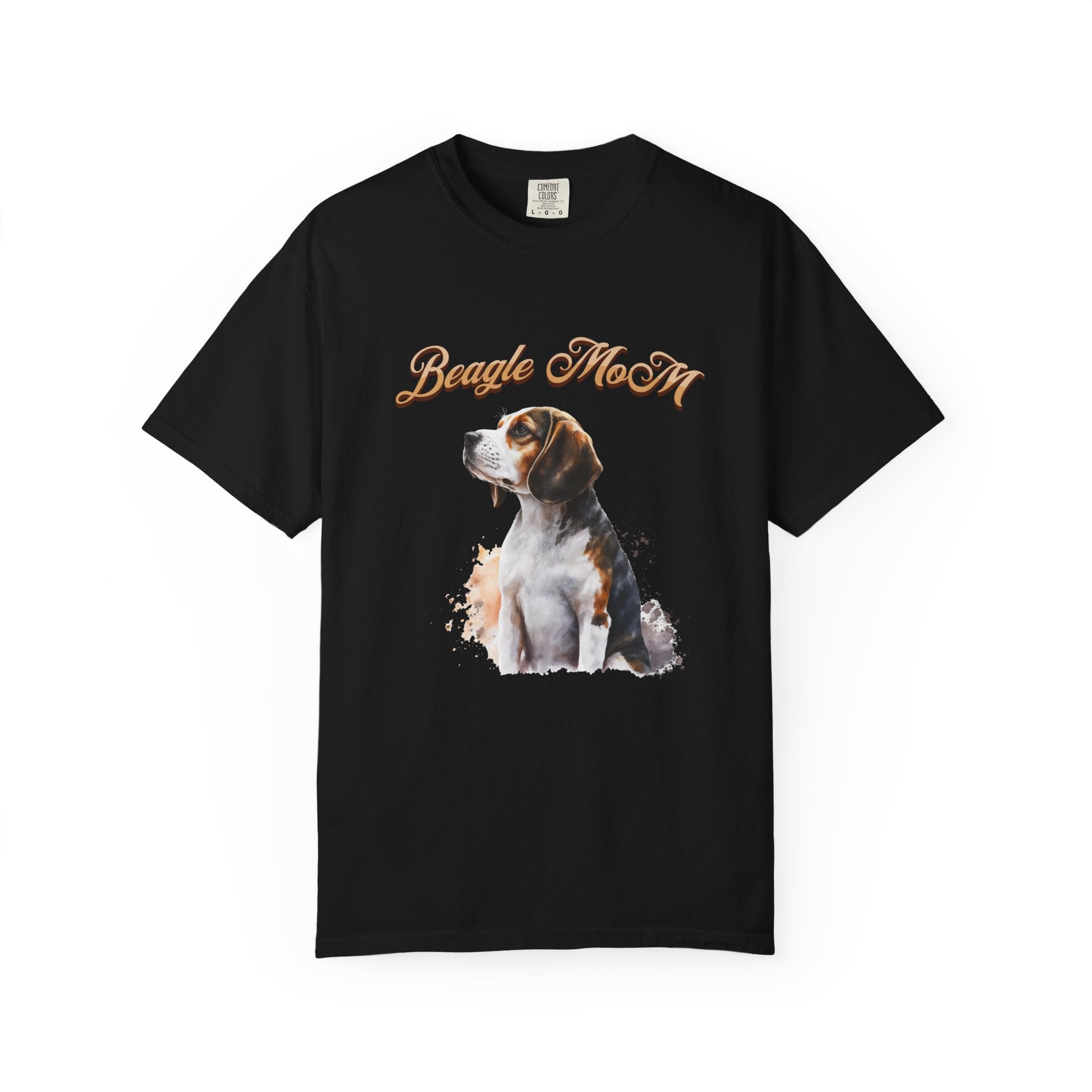 Beagle Mom T-Shirt — Watercolor Beagle Dog Tee for Dog Lovers