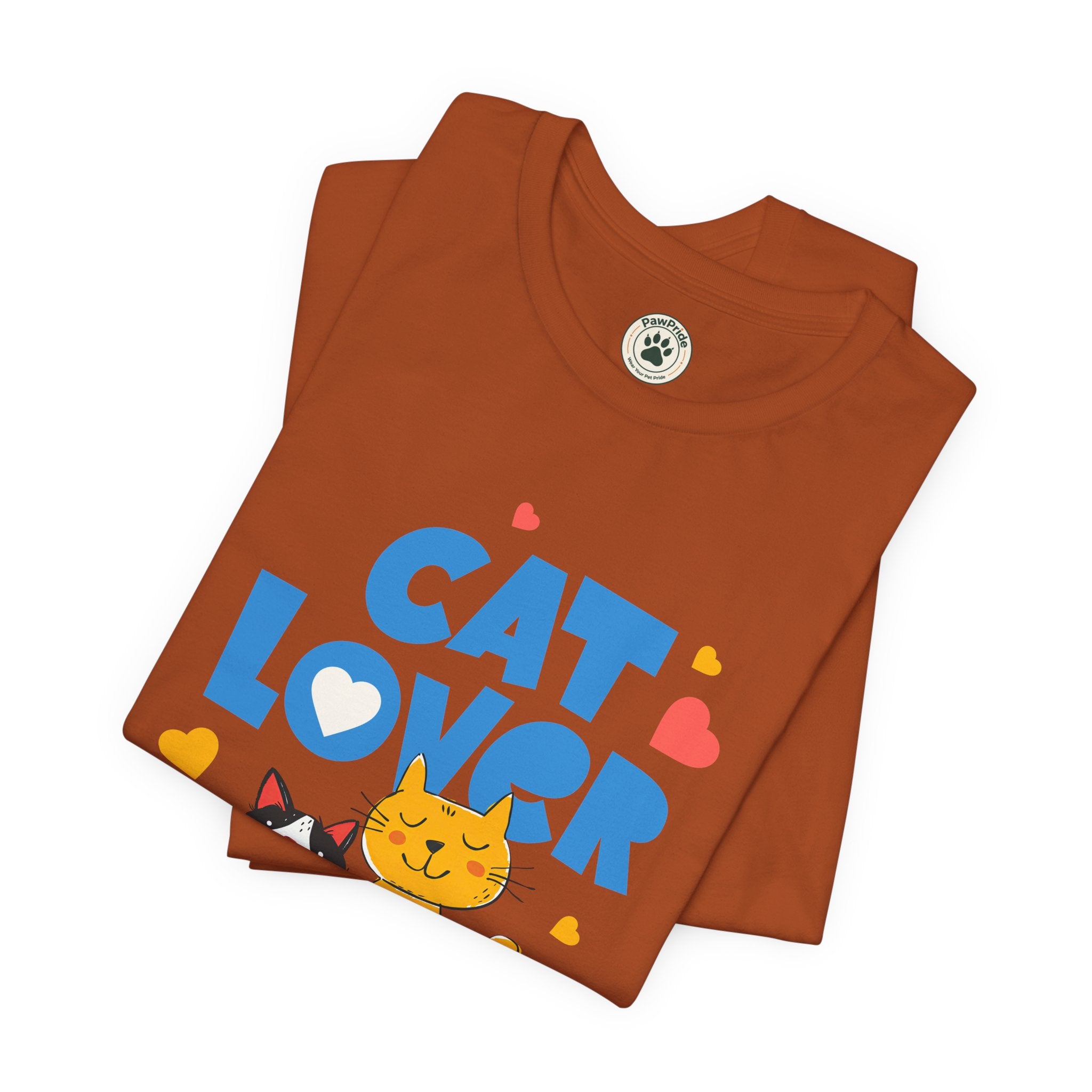 Cat Lover T-Shirt — Cute Cartoon Cats Graphic Tee