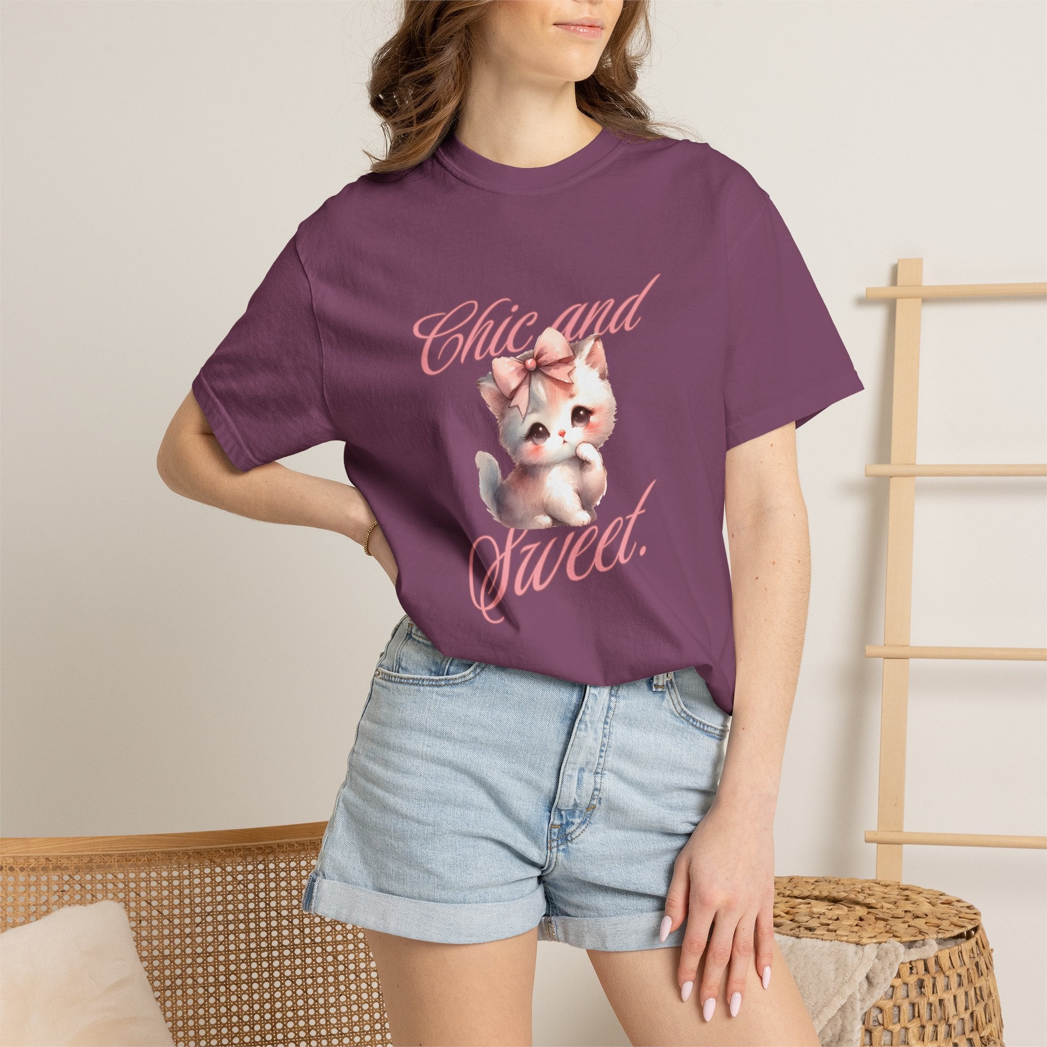 Chic and Sweet Kitten T-Shirt