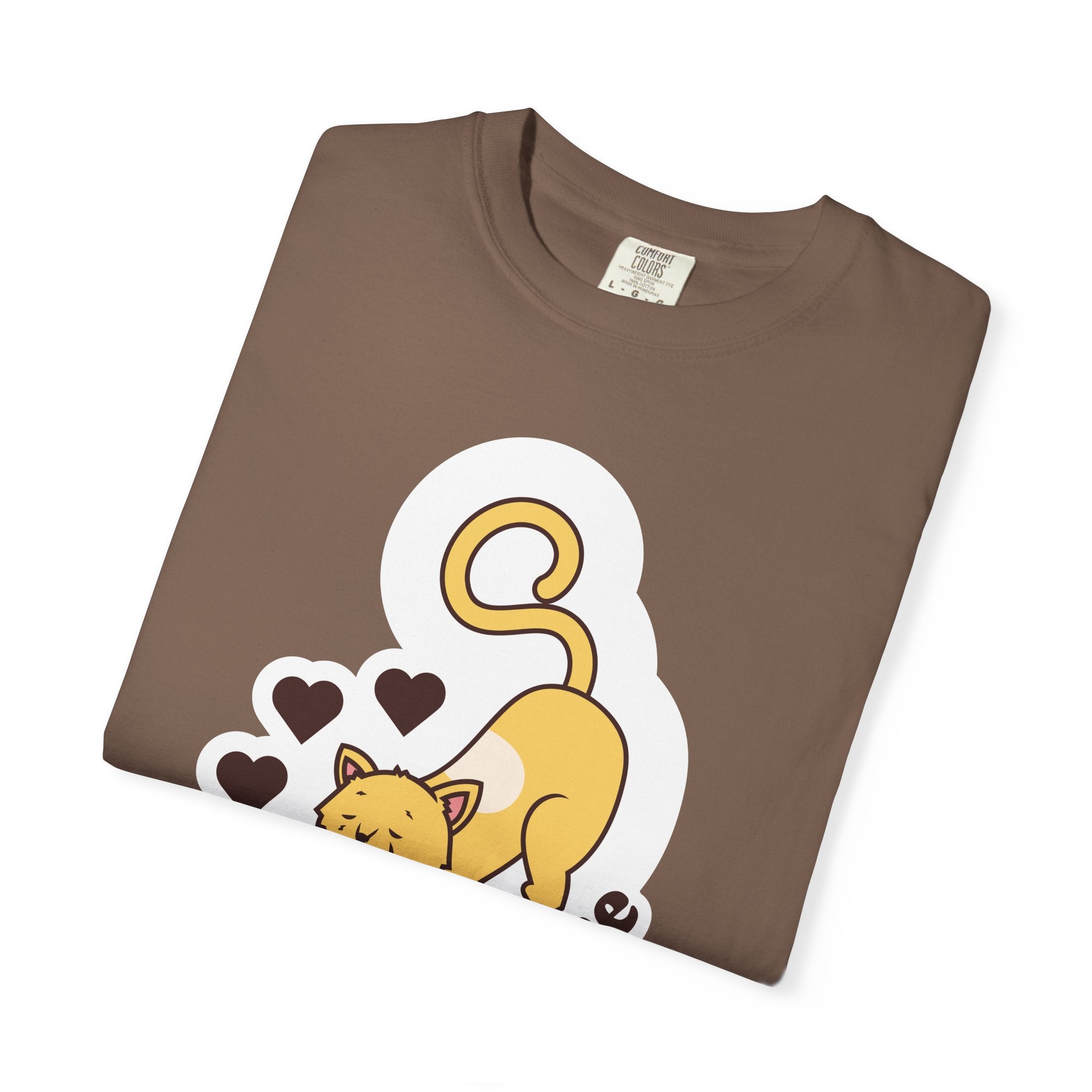 Pawsome Cat T-Shirt — Cute Stretching Kitty Graphic Tee