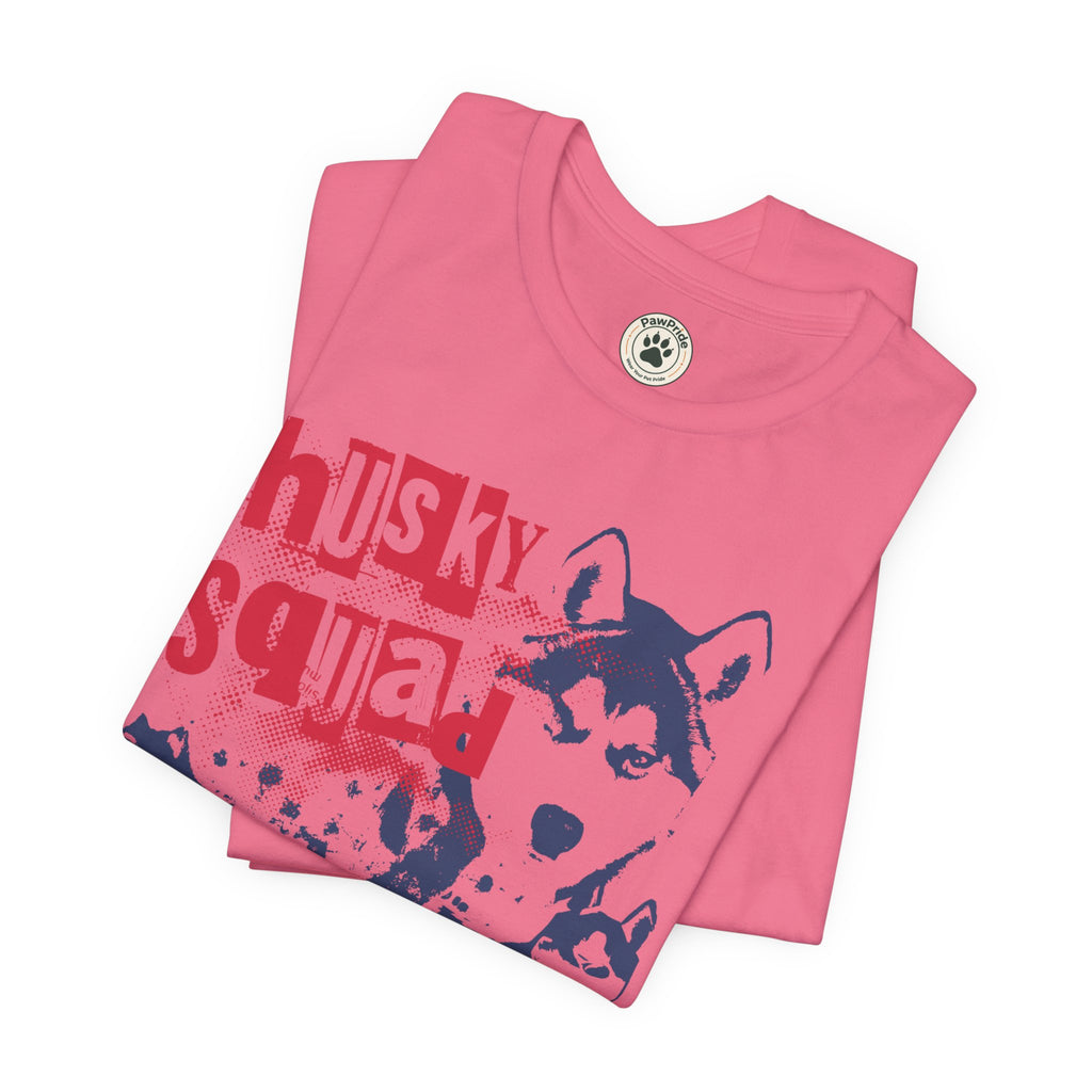 Husky Squad Tee — Wild and Free Siberian Husky Graphic T-Shirt