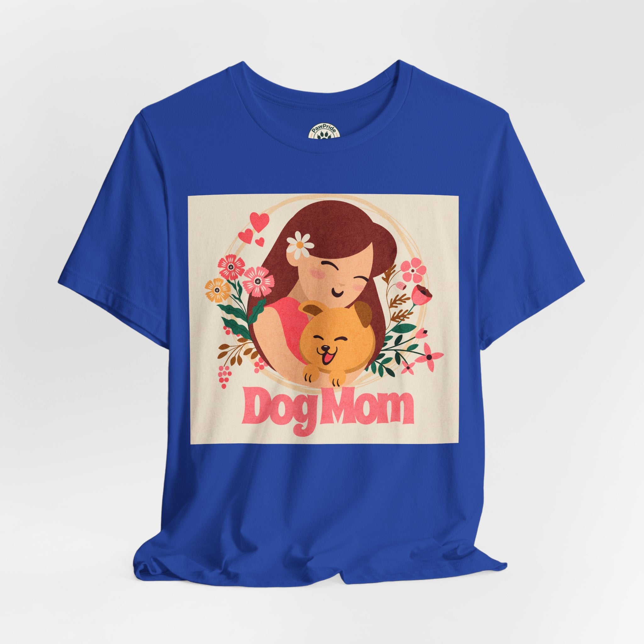 Dog Mom T-Shirt — Cute Floral Dog Mom Tee