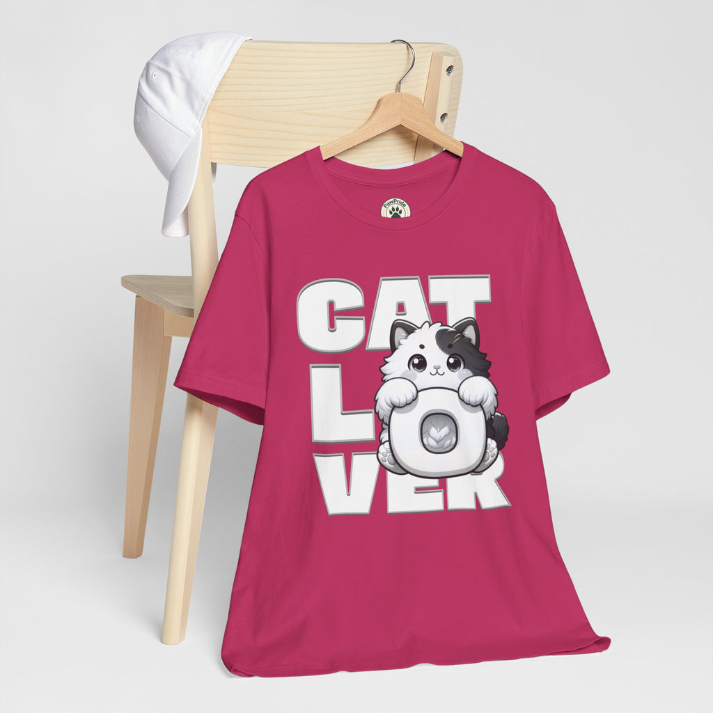 Cat Lover T‑Shirt — Cute Kitten Donut Graphic Tee for Cat Fans