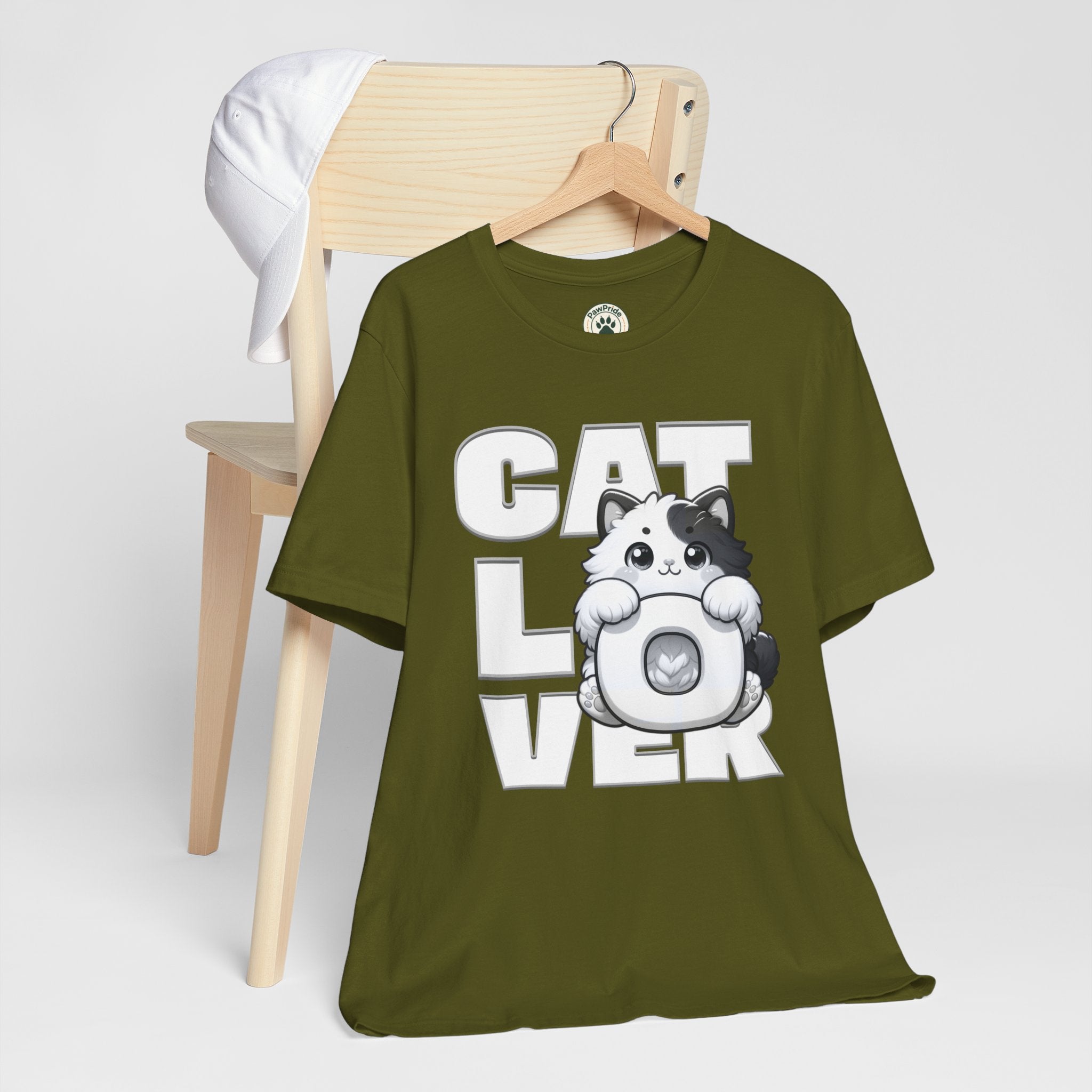 Cat Lover T‑Shirt — Cute Kitten Donut Graphic Tee for Cat Fans