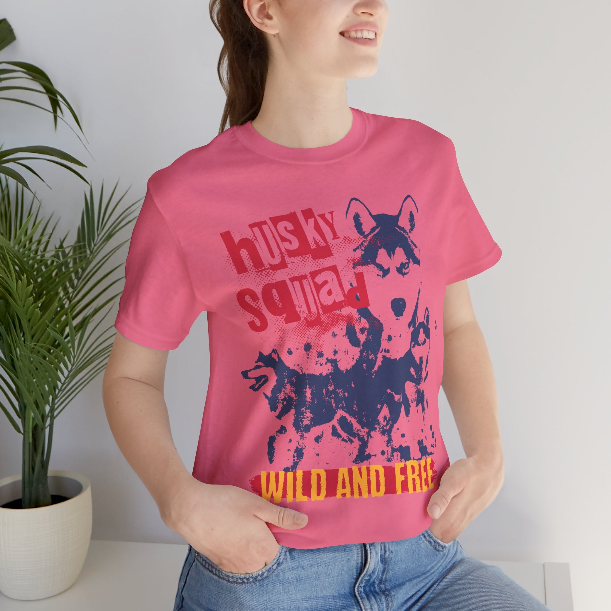 Husky Squad Tee — Wild and Free Siberian Husky Graphic T-Shirt