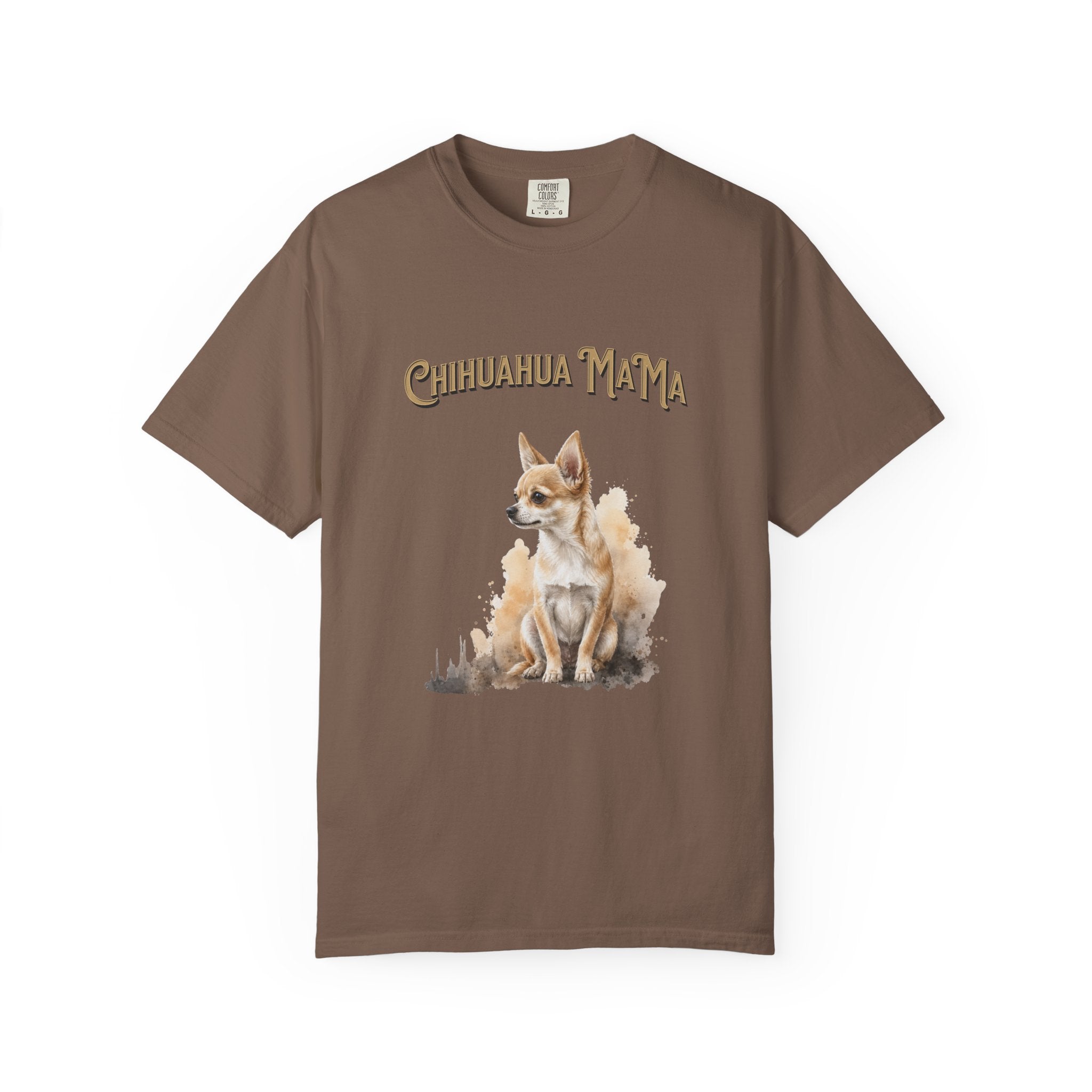 Chihuahua Mama T-Shirt — Watercolor Dog Mom Tee