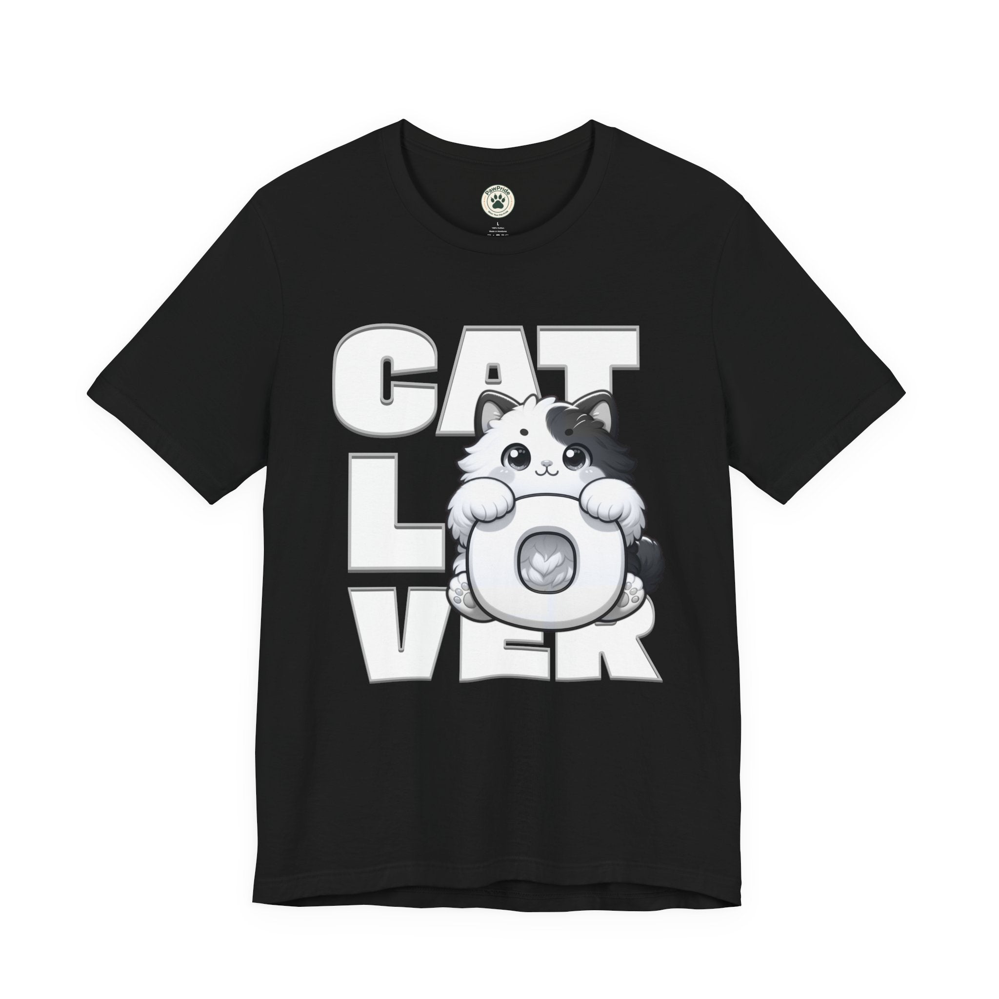 Cat Lover T‑Shirt — Cute Kitten Donut Graphic Tee for Cat Fans