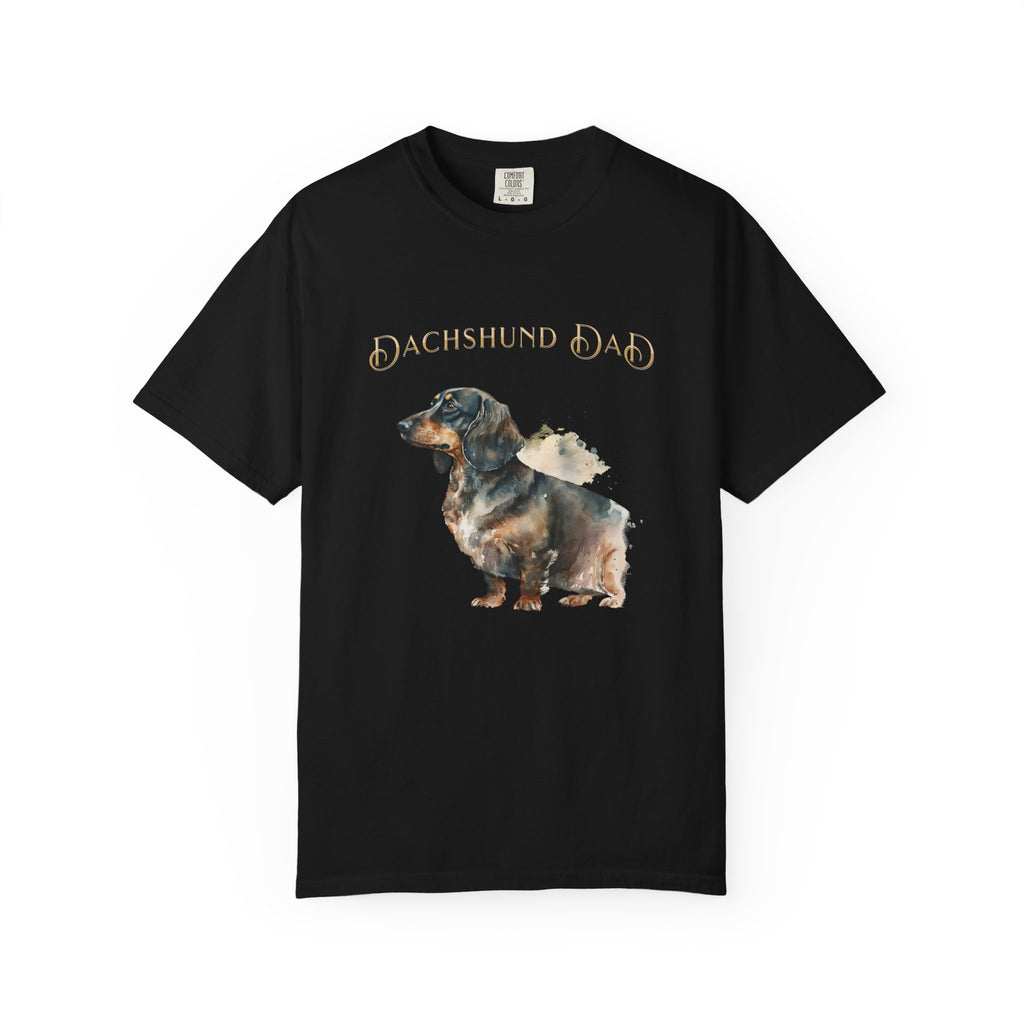 Dachshund Dog T-Shirt — Watercolor Sausage Dog Graphic Tee