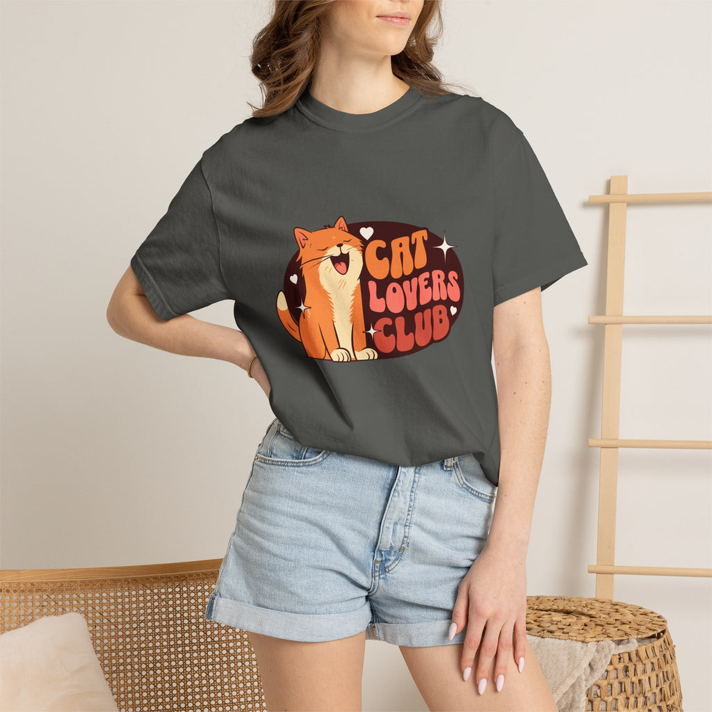 Cat Lovers Club T-Shirt — Cute Retro Cat Graphic Tee