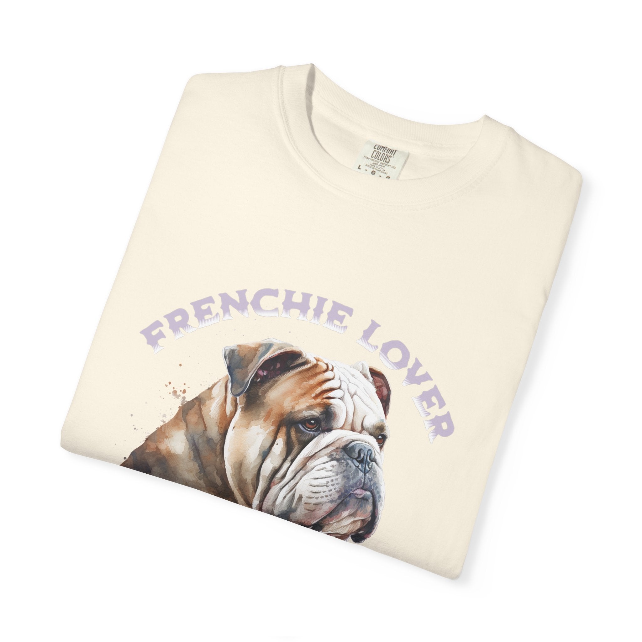 Frenchie Lover T-Shirt — Watercolor English Bulldog Tee