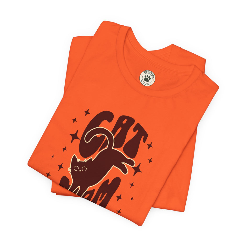 Cat Mom Retro Graphic Tee — "Cat Mom" Vintage Cat Lover T‑Shirt