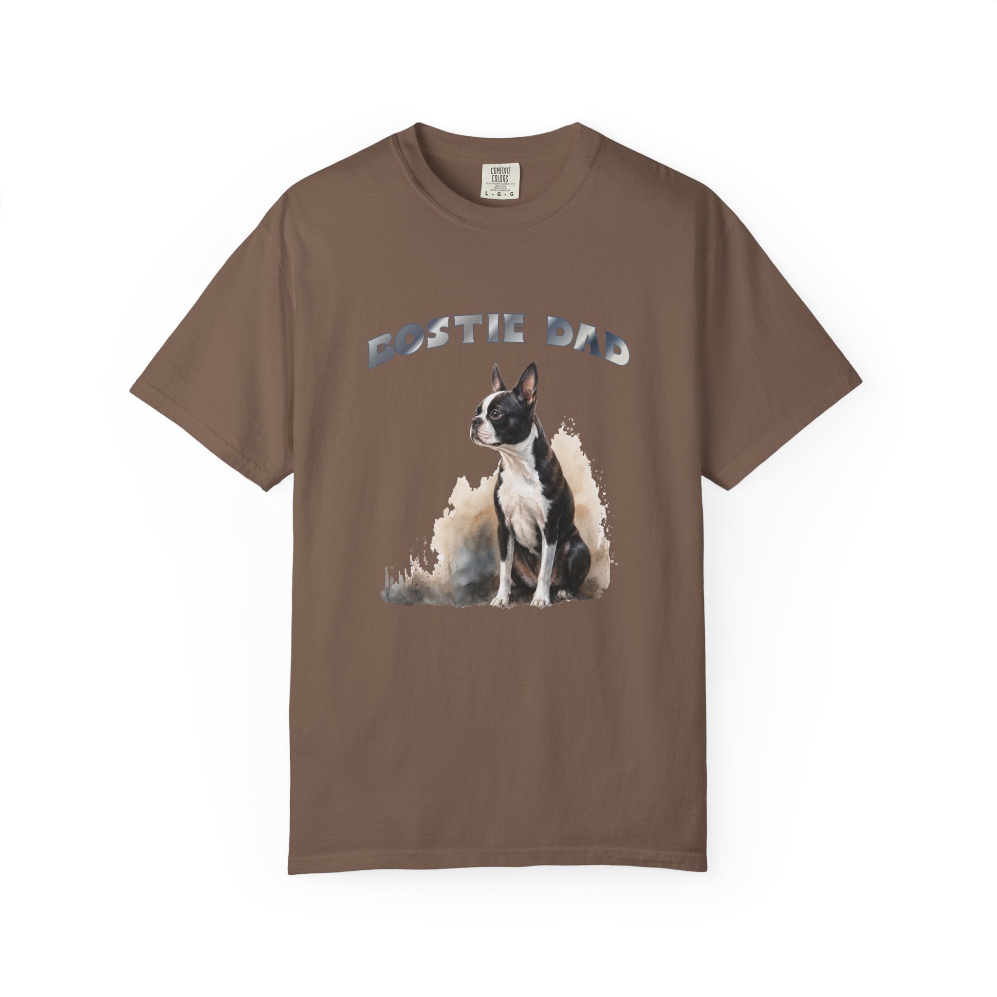 Boston Terrier Dad T-Shirt — 'Bostie Dad' Dog Dad Graphic Tee