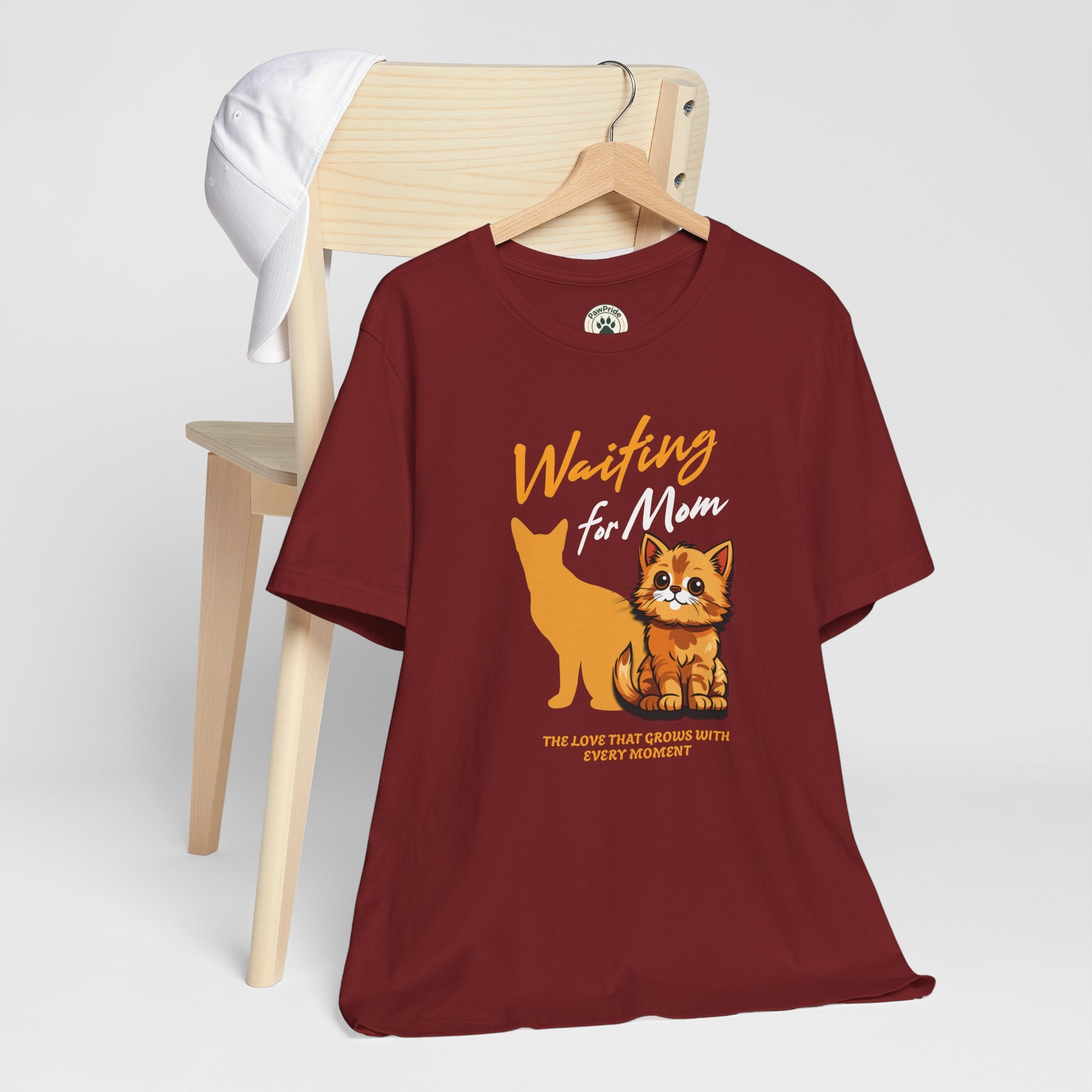 Waiting for Mom Cat T-Shirt — Cute Rescue Kitten Graphic Tee
