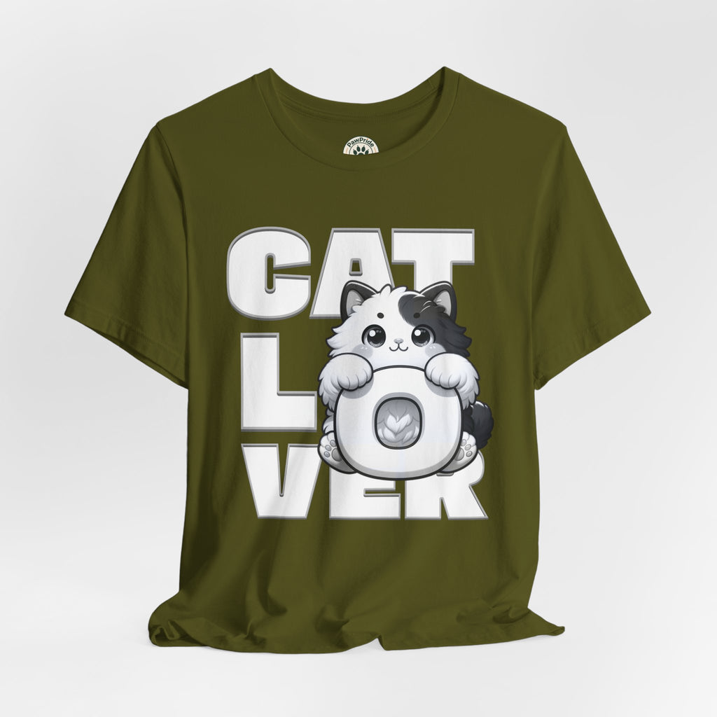 Cat Lover T‑Shirt — Cute Kitten Donut Graphic Tee for Cat Fans