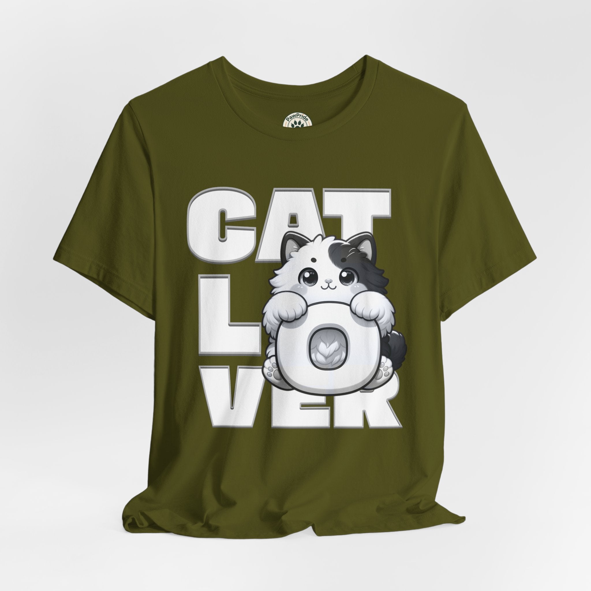 Cat Lover T‑Shirt — Cute Kitten Donut Graphic Tee for Cat Fans