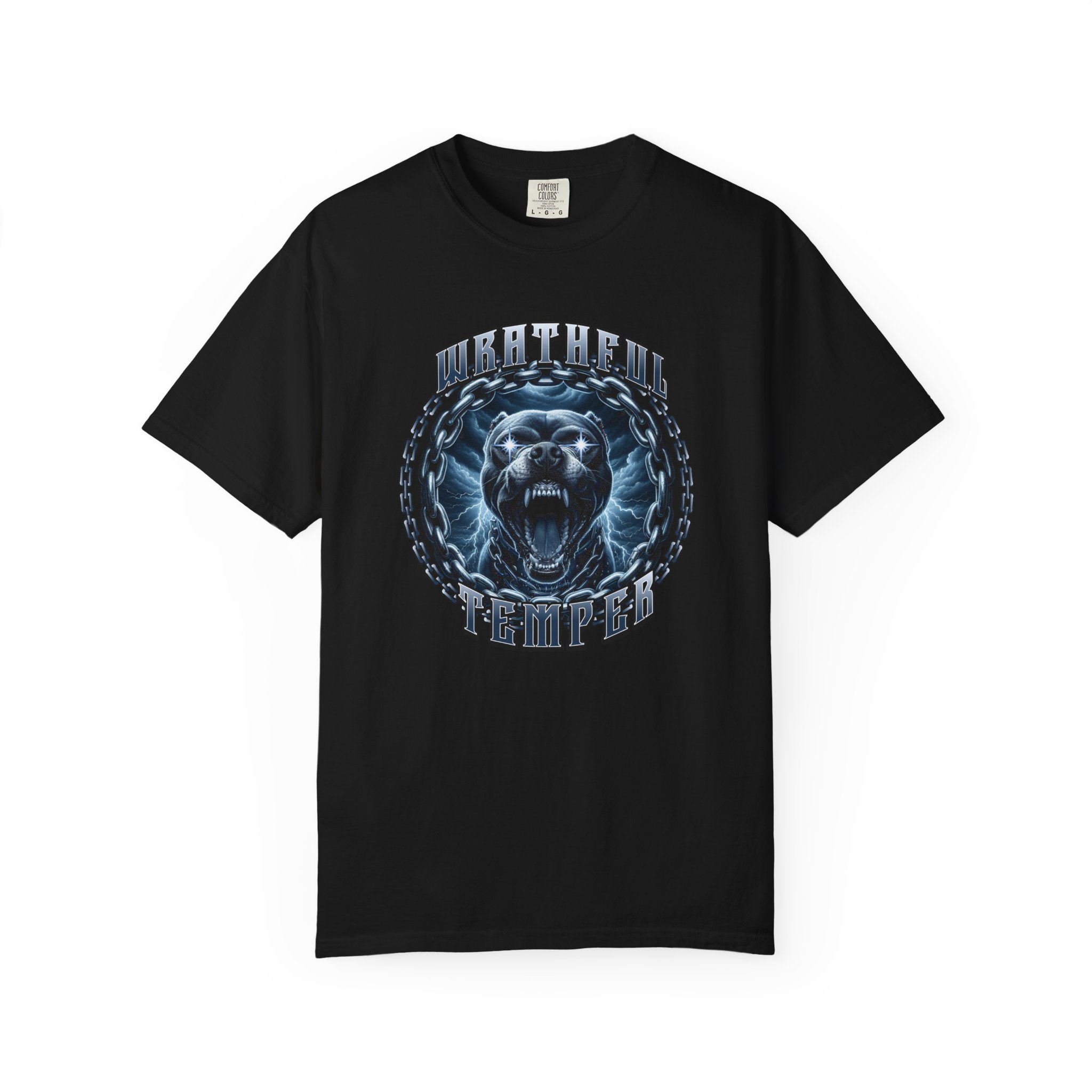 Bear Roar Graphic T-Shirt — 'Wrathful Temper' Heavy Metal Style Tee