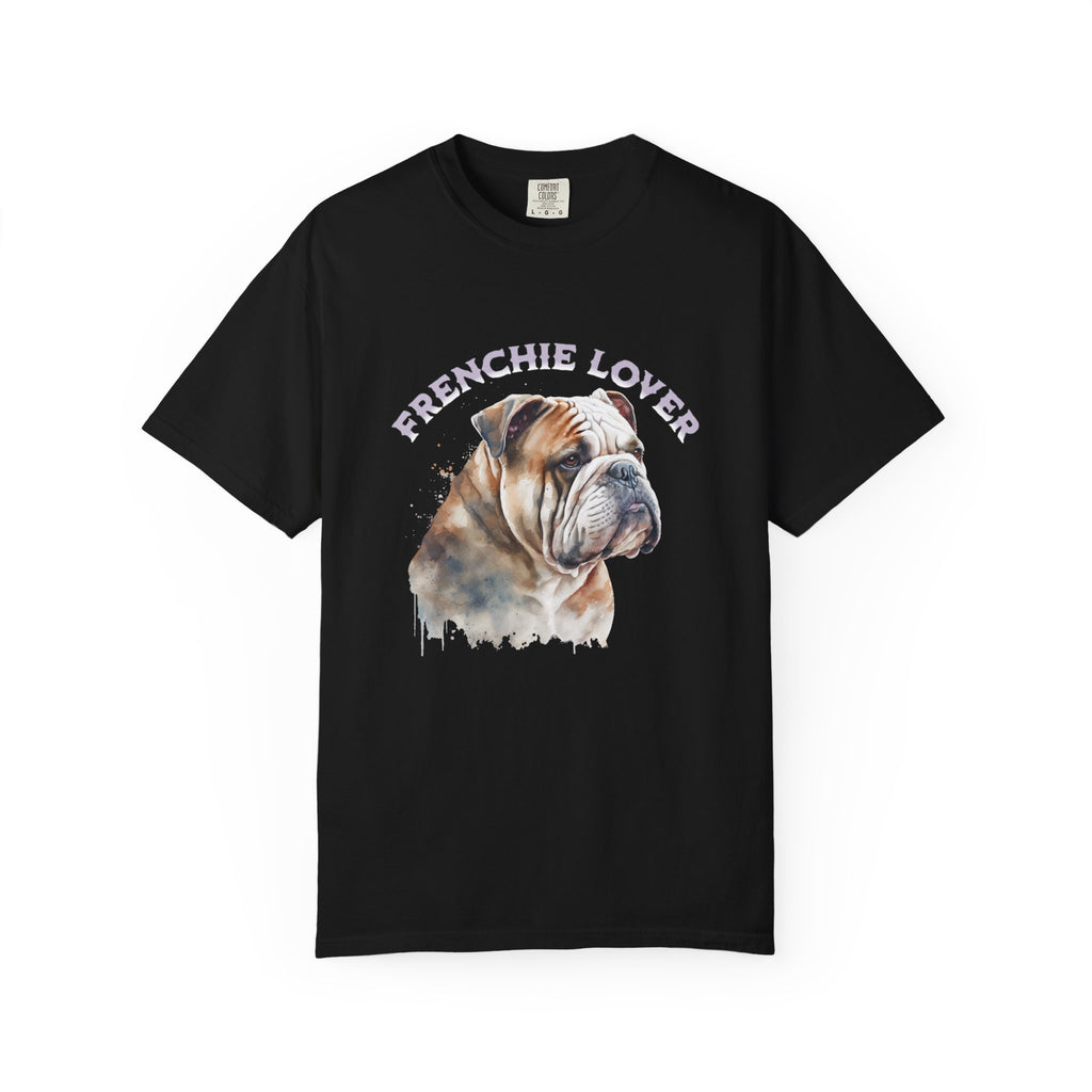 Frenchie Lover T-Shirt — Watercolor English Bulldog Tee