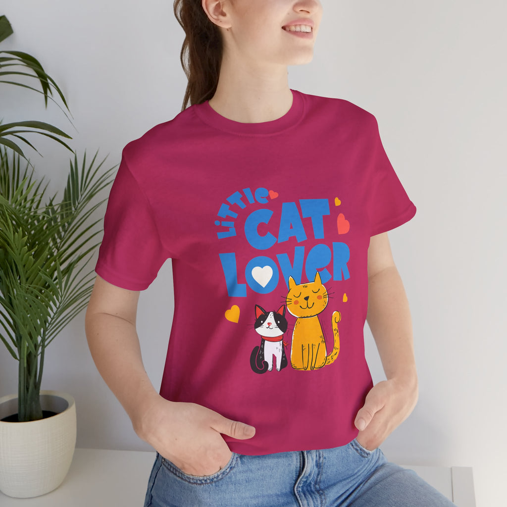 Little Cat Lover T-Shirt — Cute Cat Graphic Tee for Kids & Cat Moms