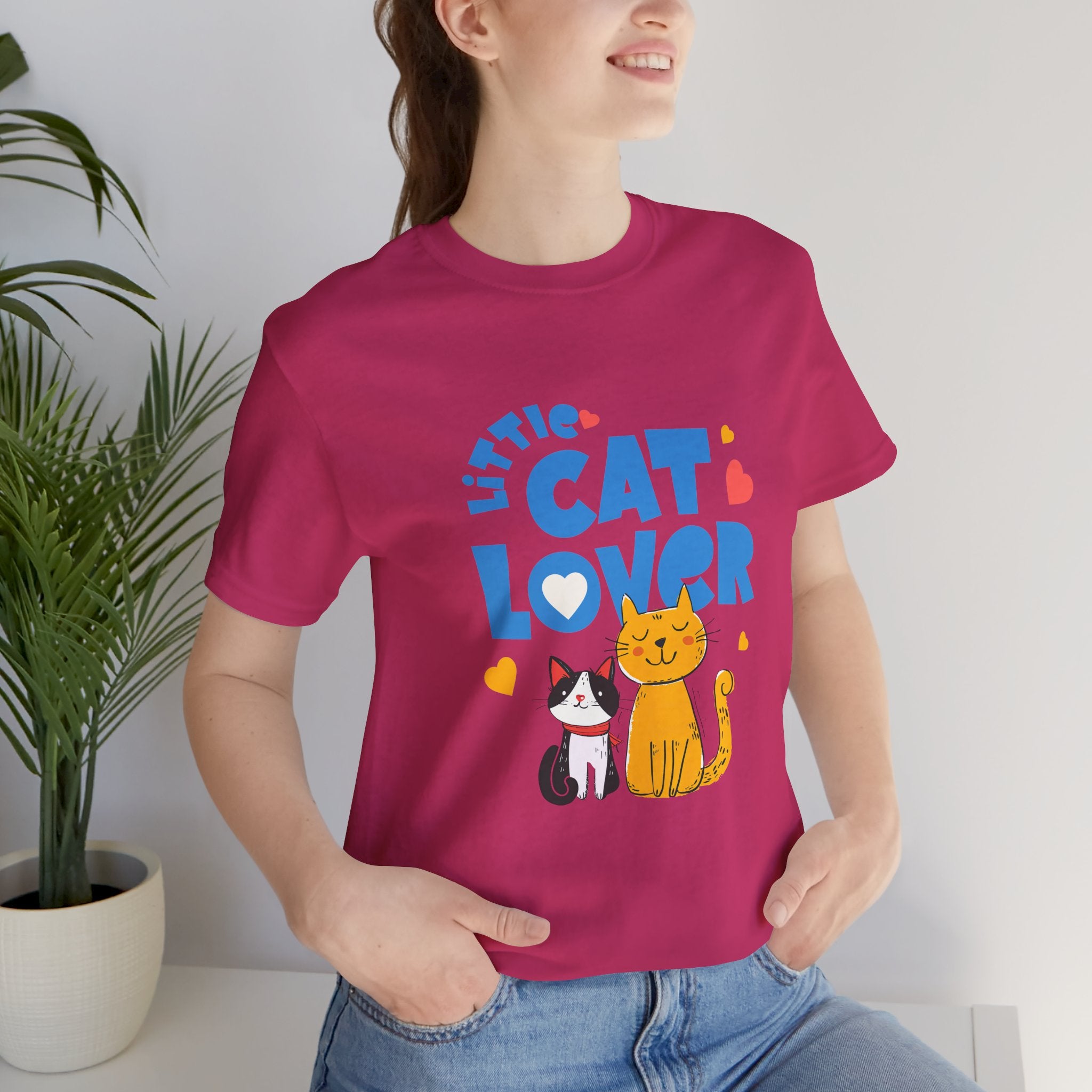 Little Cat Lover T-Shirt — Cute Cat Graphic Tee for Kids & Cat Moms