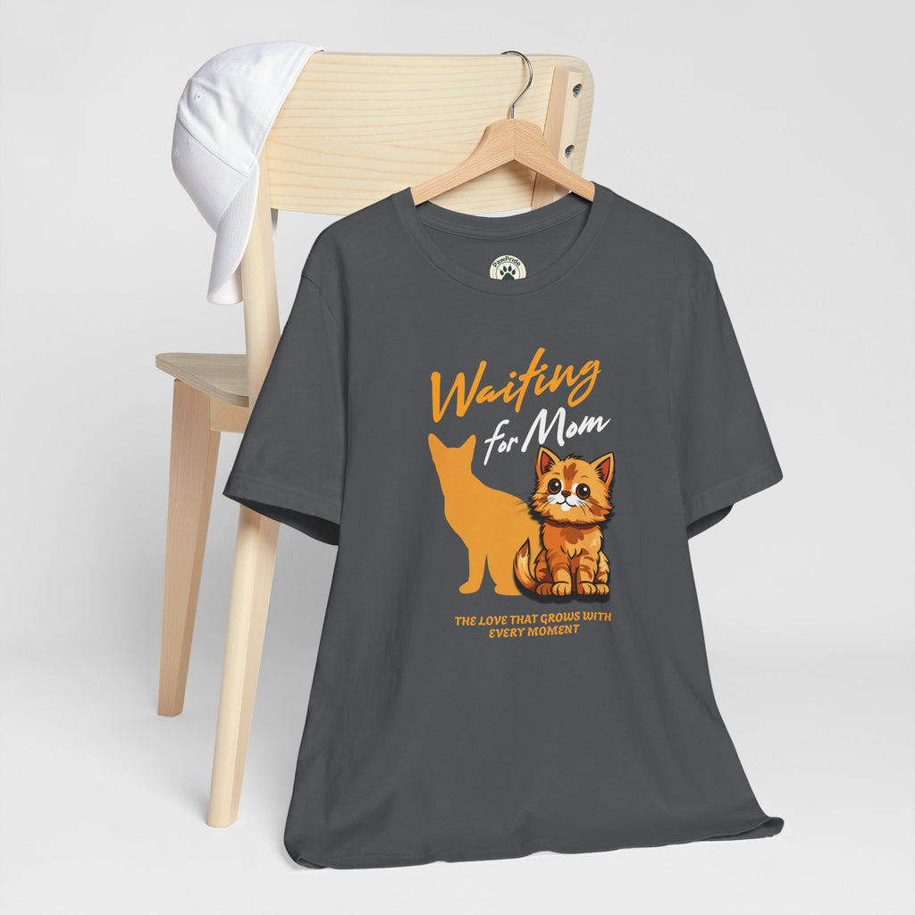 Waiting for Mom Cat T-Shirt — Cute Rescue Kitten Graphic Tee