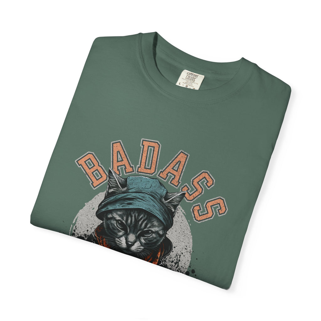 Badass Cat Dad T-Shirt — Graphic Cool Cat Father Tee