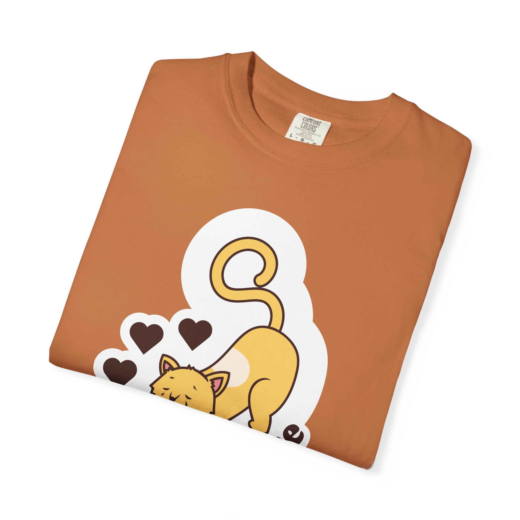 Pawsome Cat T-Shirt — Cute Stretching Kitty Graphic Tee