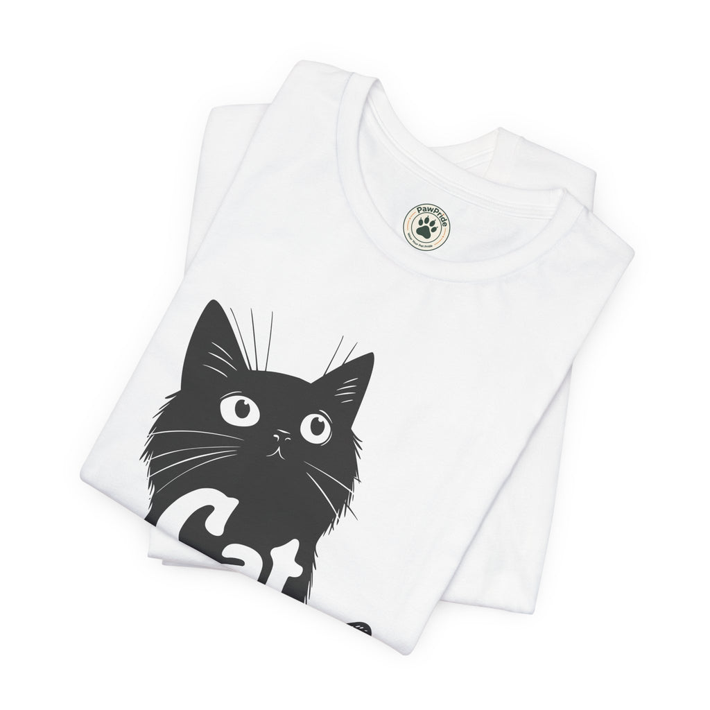 Cat Mama T-Shirt – Cute Black Cat Graphic Tee for Cat Lovers