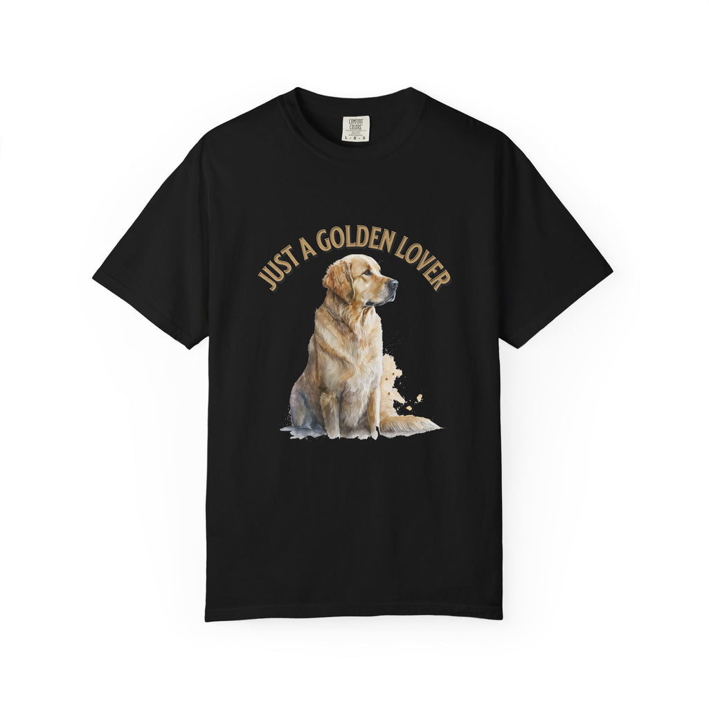 Just a Golden Lover T‑Shirt – Golden Retriever Dog Tee