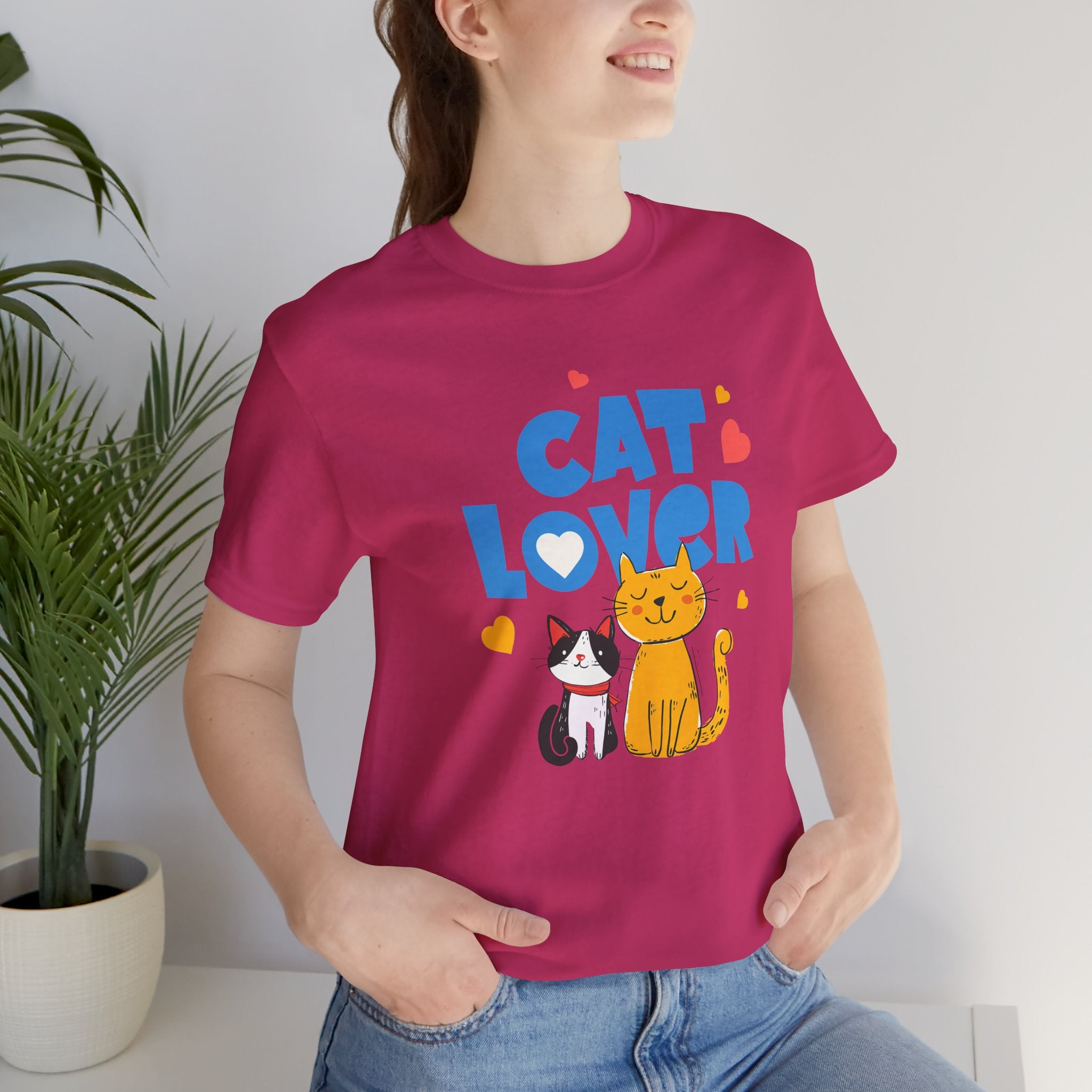 Cat Lover T-Shirt — Cute Cartoon Cats Graphic Tee