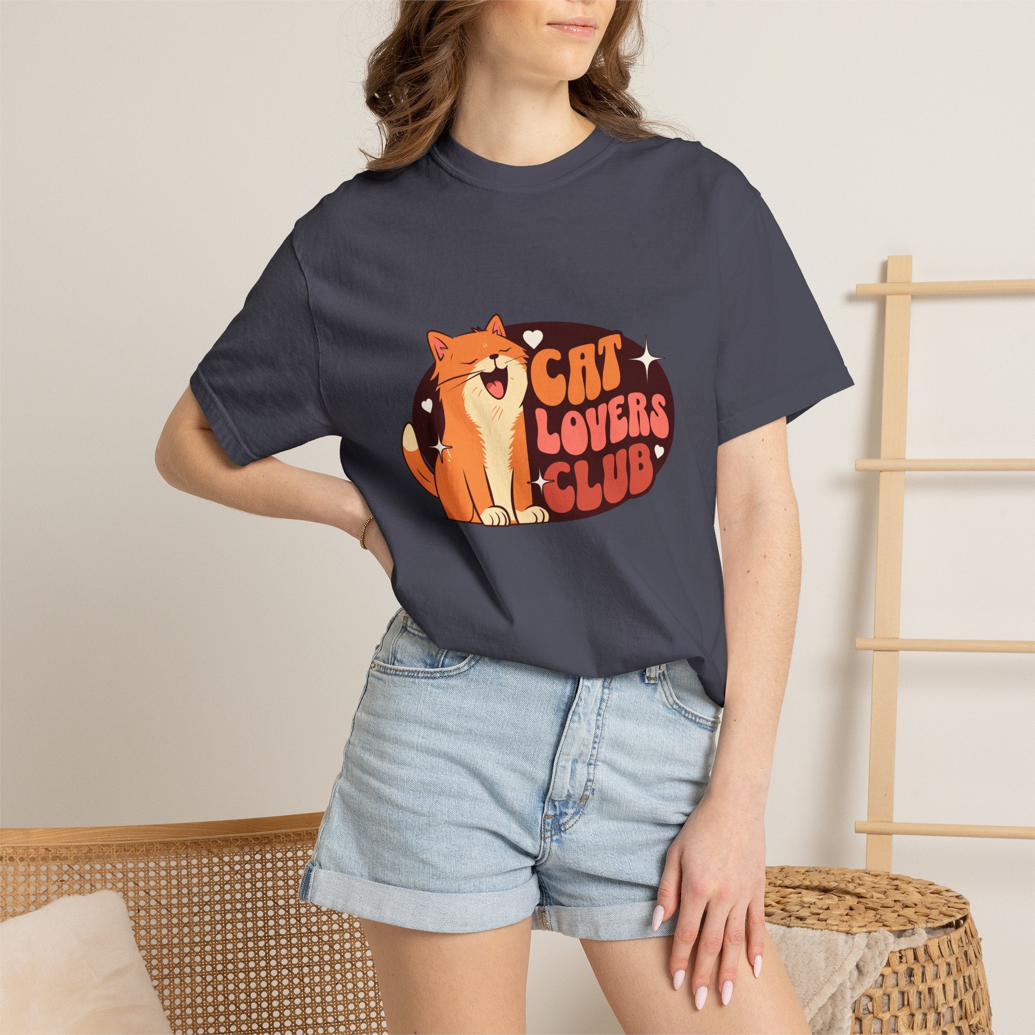 Cat Lovers Club T-Shirt — Cute Retro Cat Graphic Tee