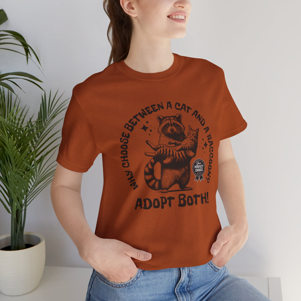Adopt Both! Raccoon & Cat Rescue T-Shirt