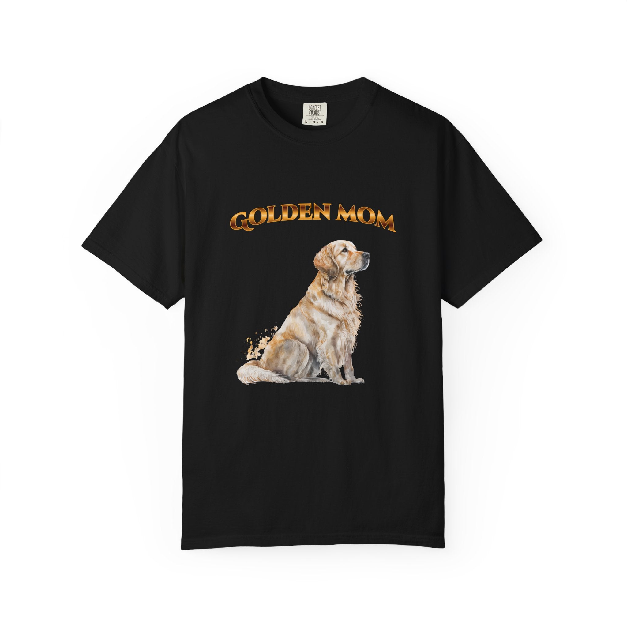 Golden Mom T-Shirt — Cute Golden Retriever Mom Tee for Dog Lovers