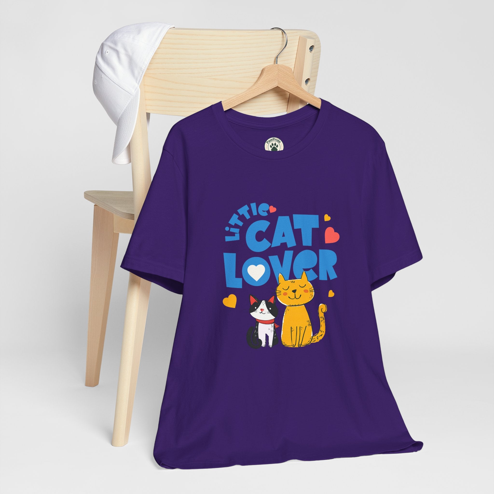 Little Cat Lover T-Shirt — Cute Cat Graphic Tee for Kids & Cat Moms