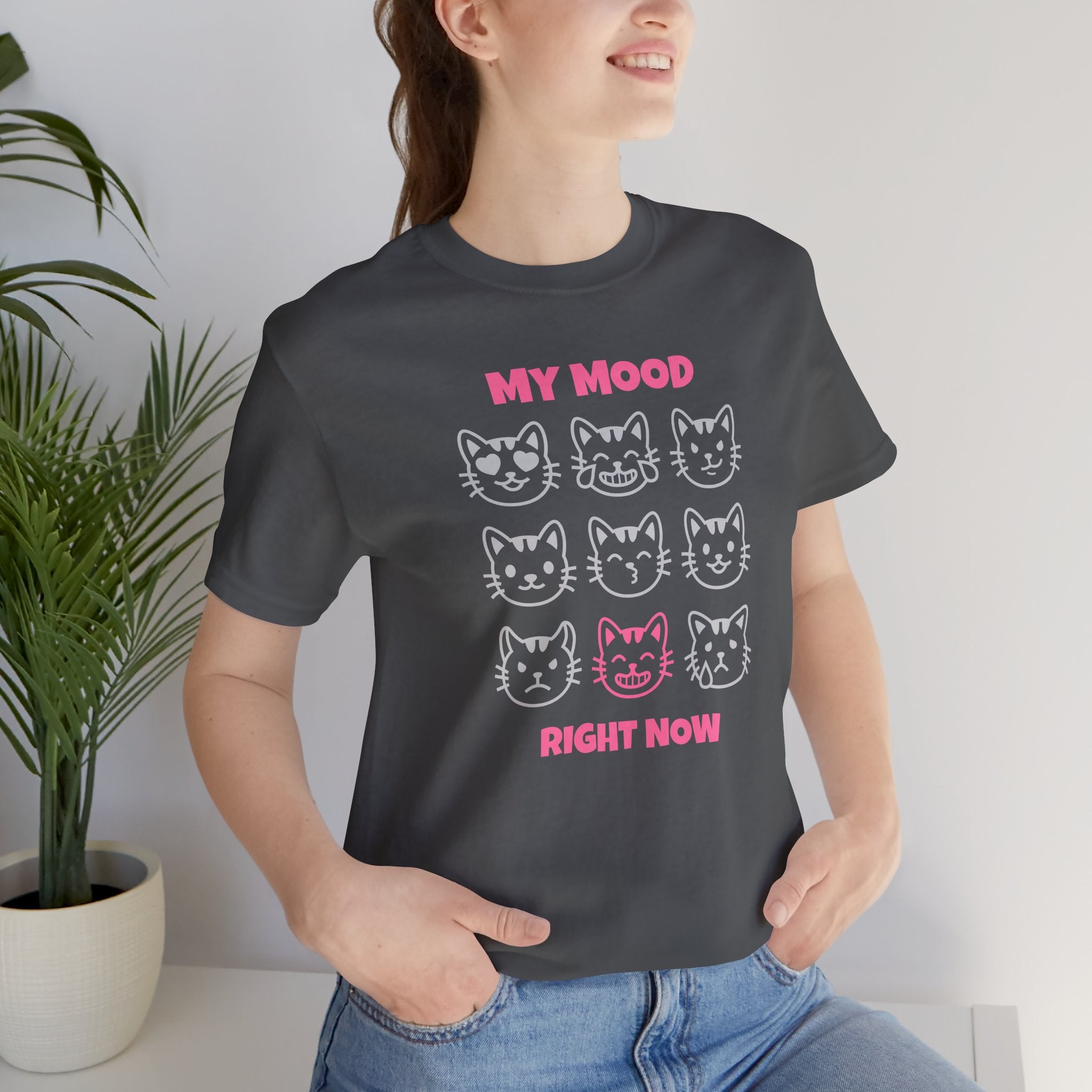 My Mood Right Now Cat Graphic Tee