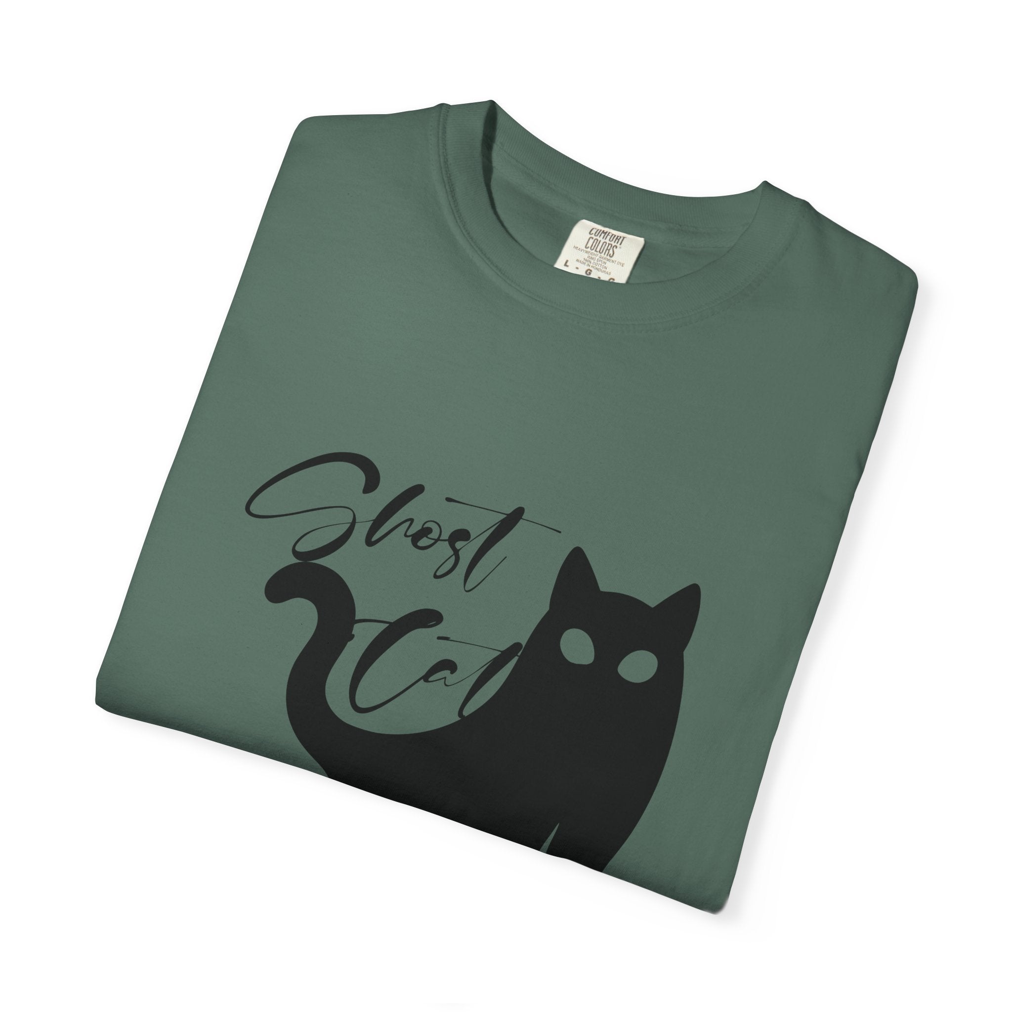 Ghost Cat T-Shirt — Cute Spooky Cat Graphic Tee