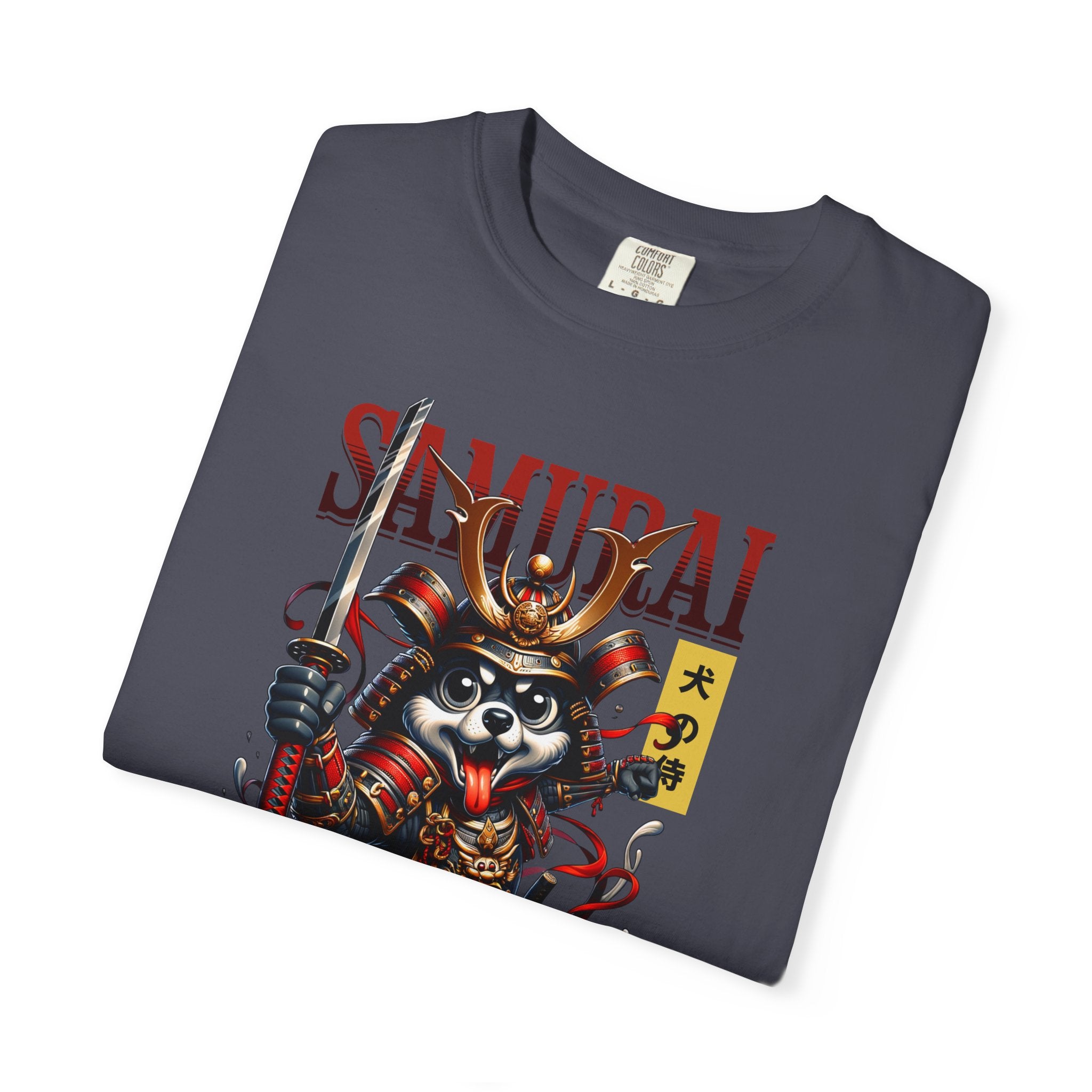 Samurai Raccoon T-Shirt — Cute Warrior Graphic Tee