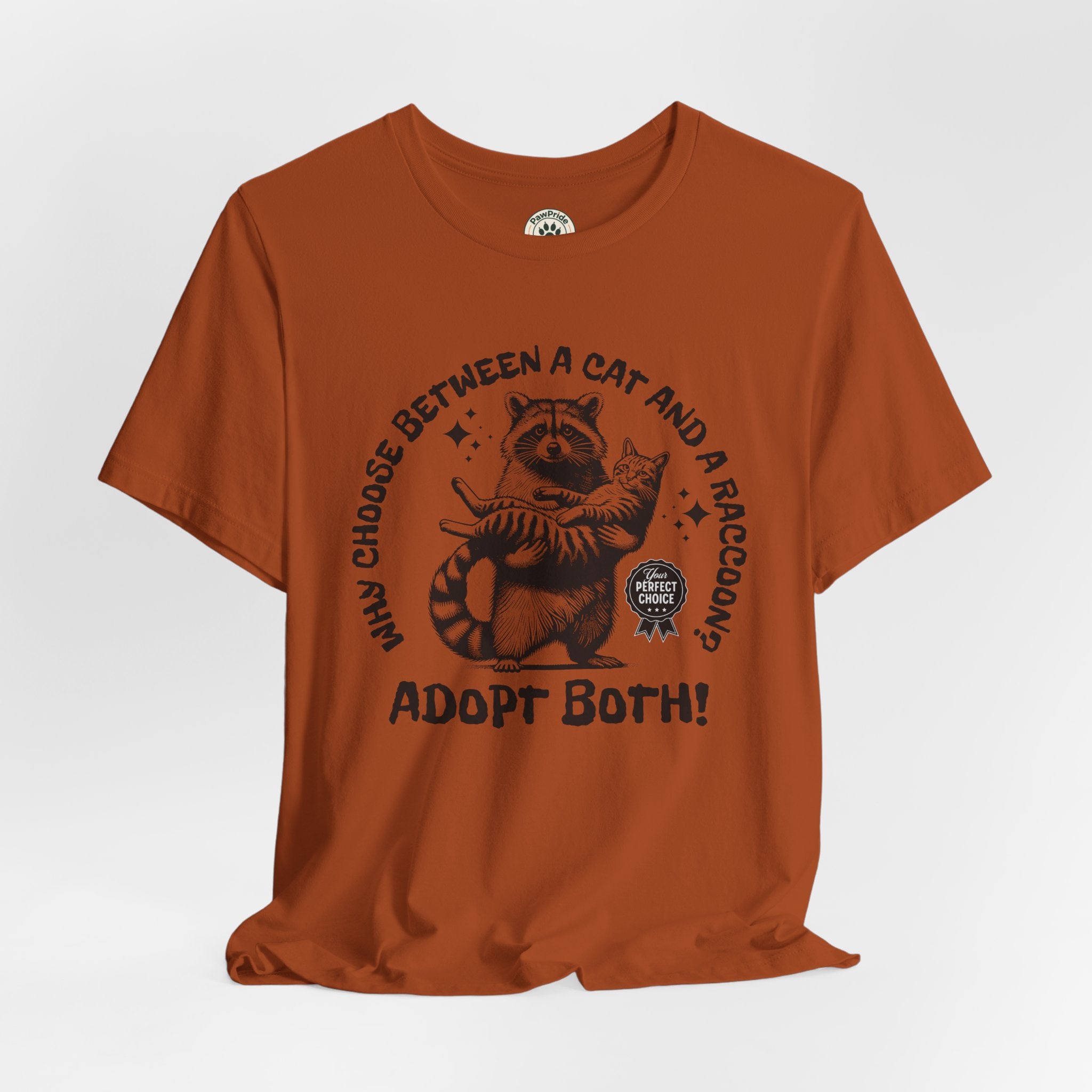 Adopt Both! Raccoon & Cat Rescue T-Shirt