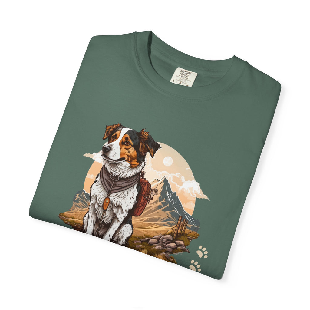 Outdoory Dog T-Shirt — Adventure Mountain Pup Graphic Tee