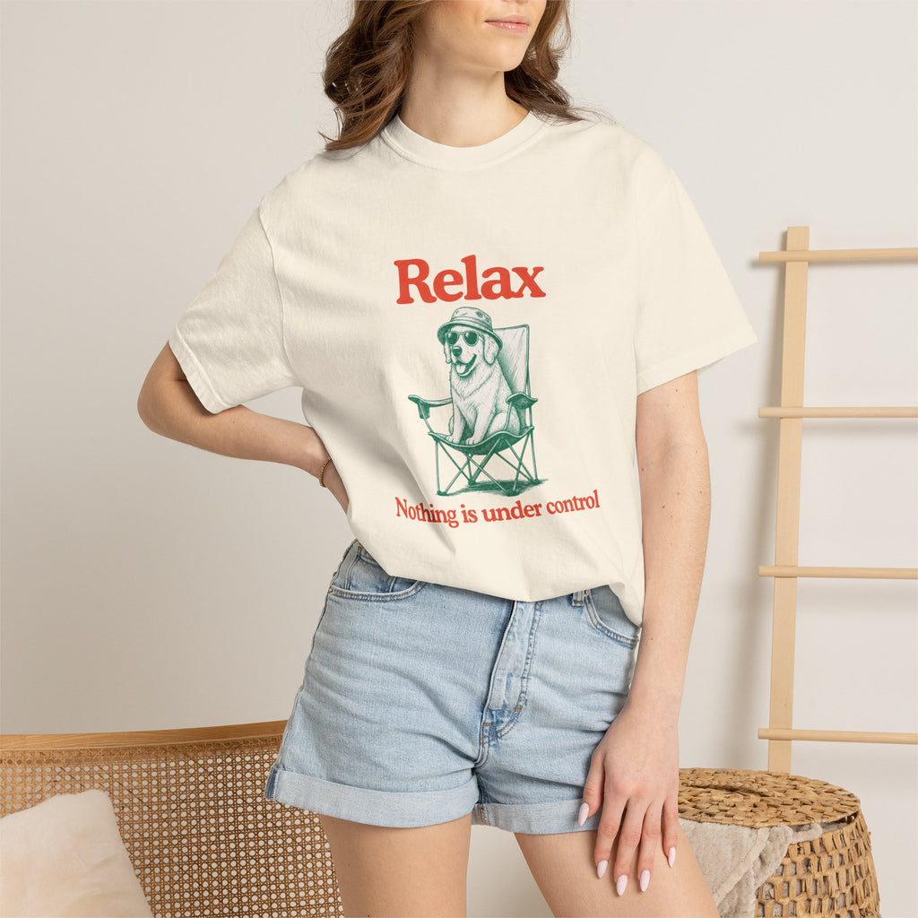 Relax T-Shirt — "Nothing Is Under Control" Vintage Chill Graphic Tee