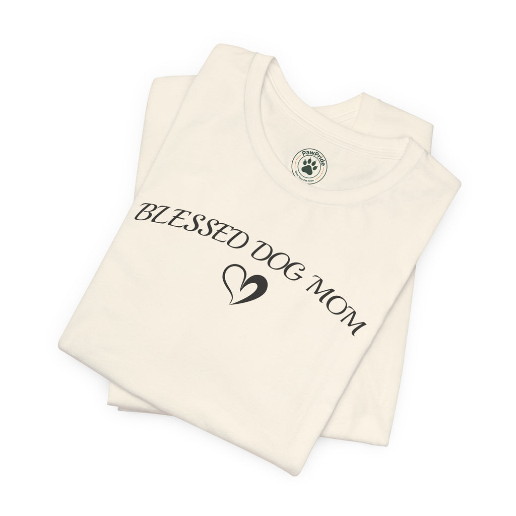 Blessed Dog Mom Tee — Women's Dog Mom Shirt with Heart