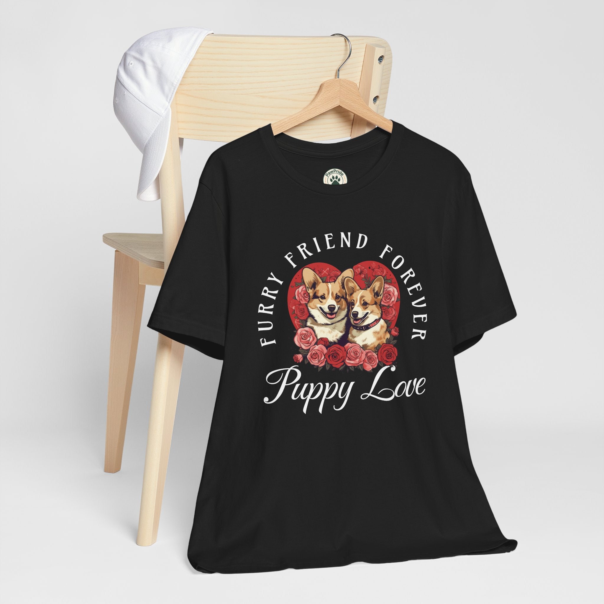 Puppy Love T-Shirt — "Furry Friend Forever" Corgi Tee