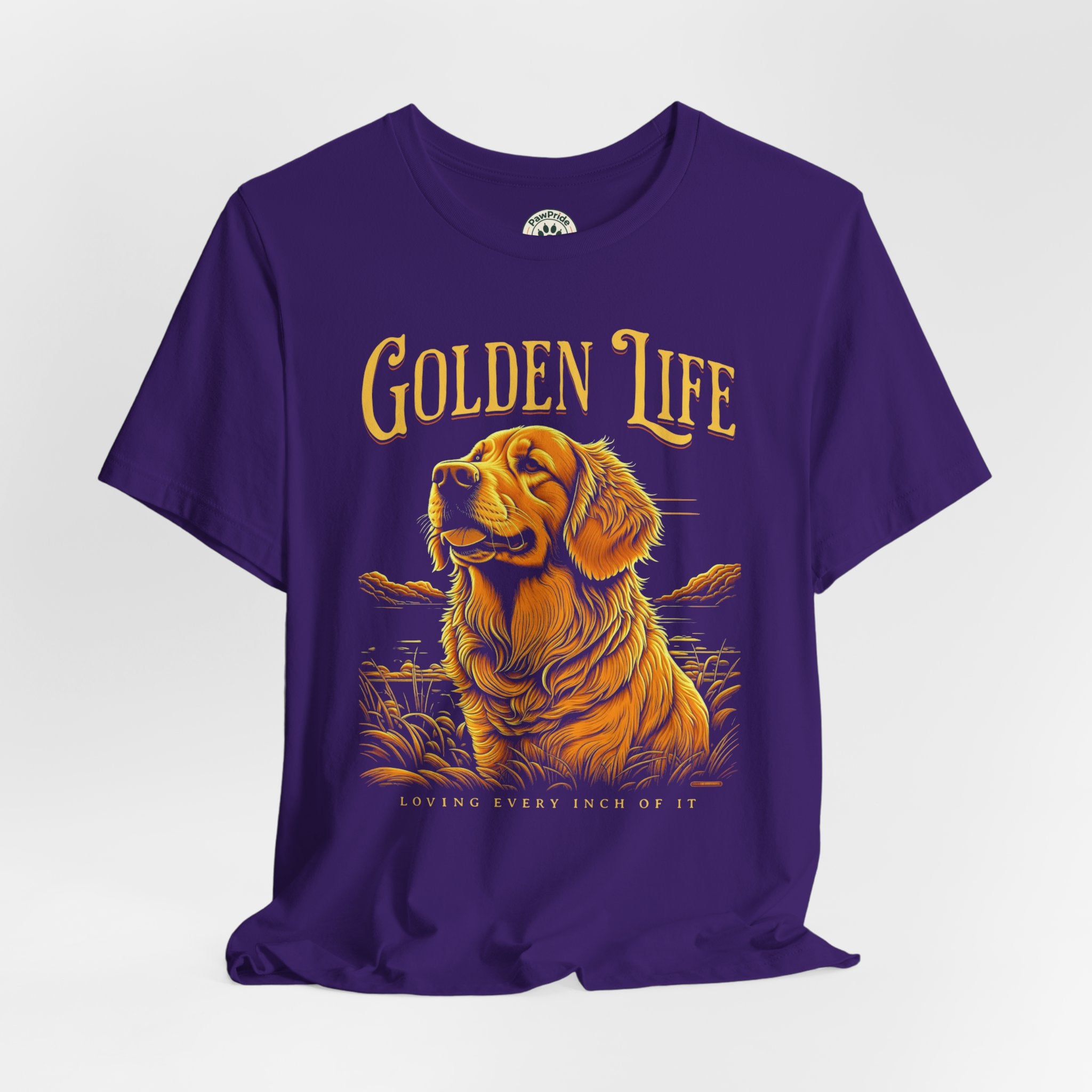 Golden Life Golden Retriever T-Shirt — "Golden Life" Graphic Tee for Dog Lovers