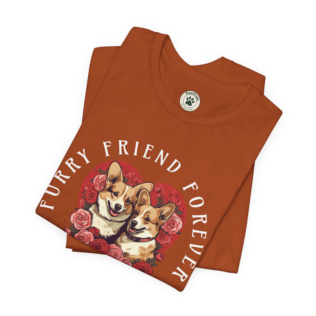 Puppy Love T-Shirt — "Furry Friend Forever" Corgi Tee
