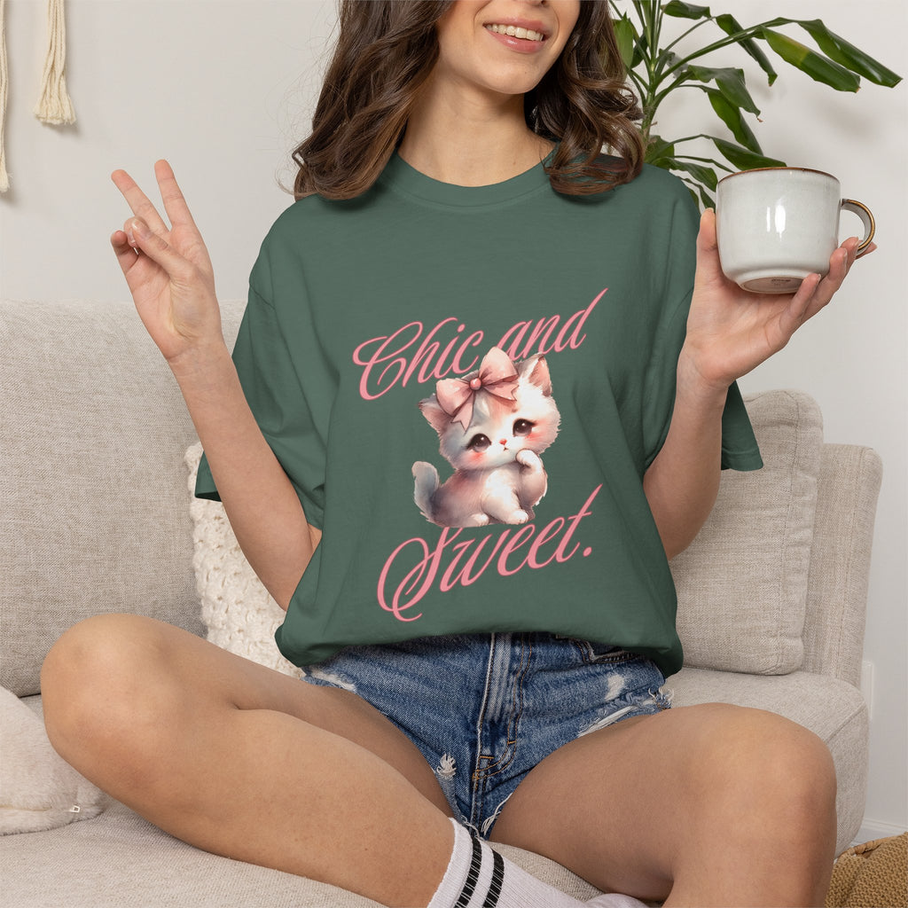 Chic and Sweet Kitten T-Shirt