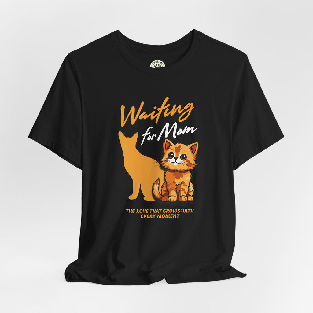 Waiting for Mom Cat T-Shirt — Cute Rescue Kitten Graphic Tee